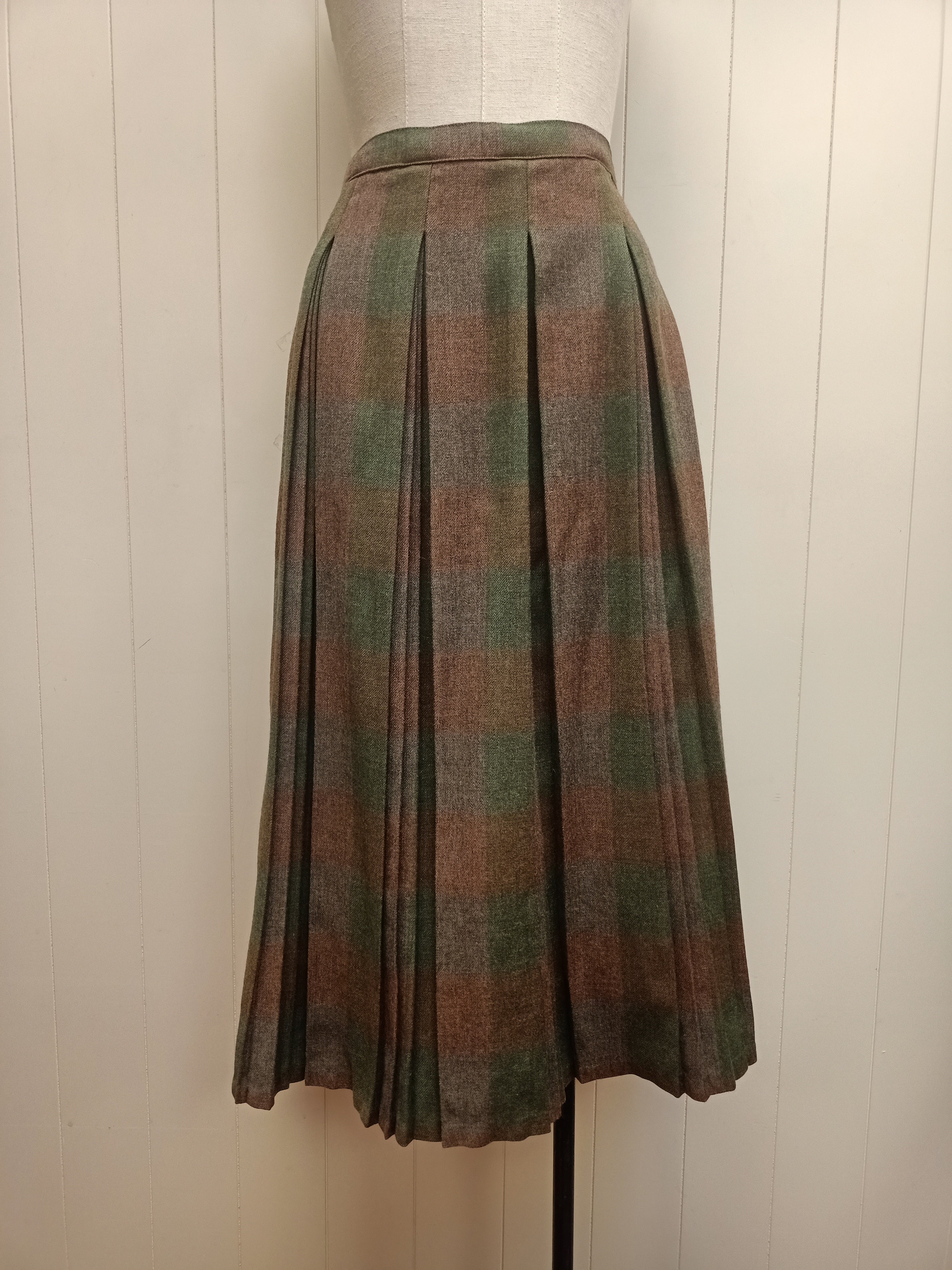 Vintage Riva Fashions Checkered Skirt