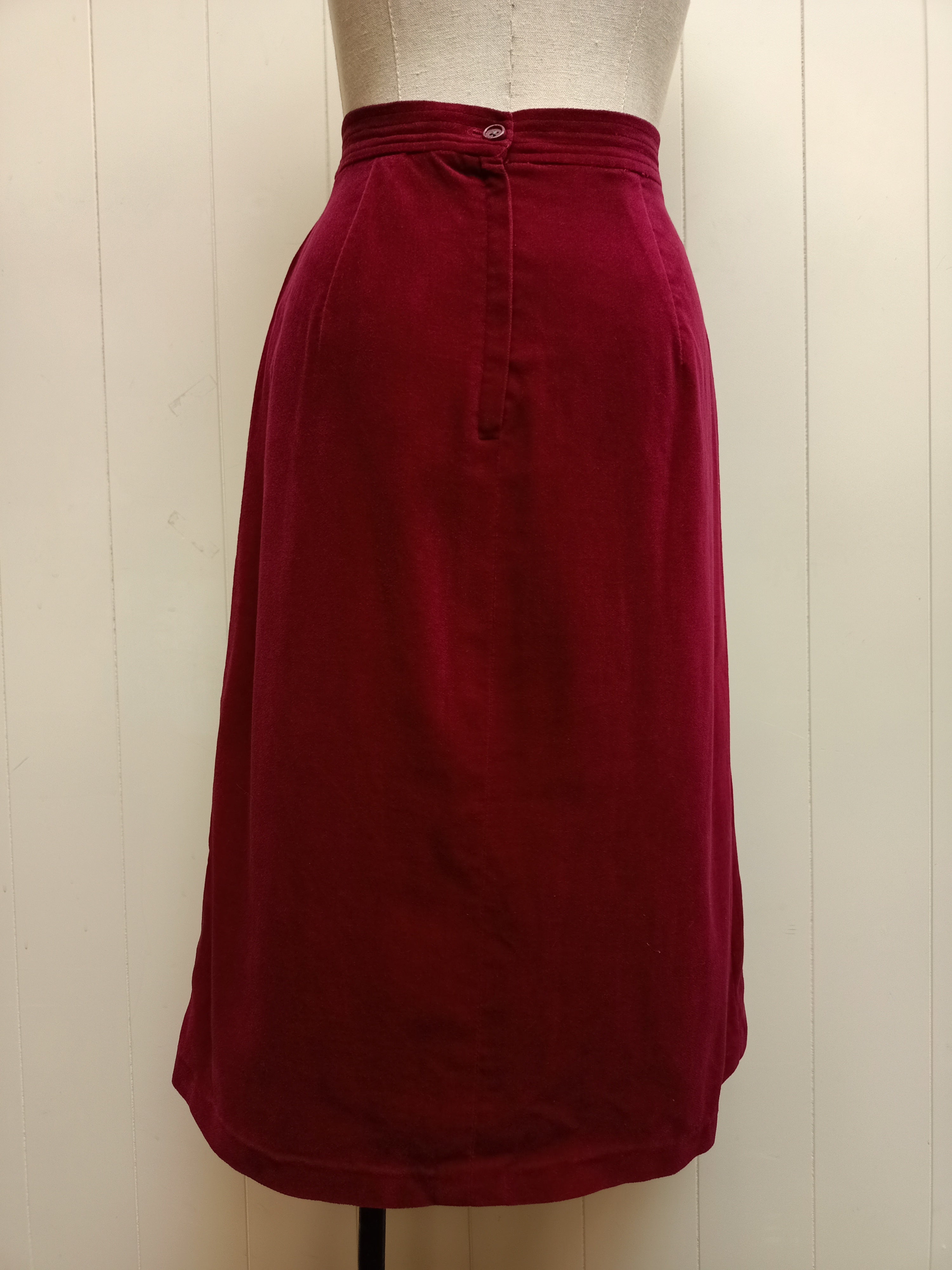 Vintage Formula Velvet Skirt