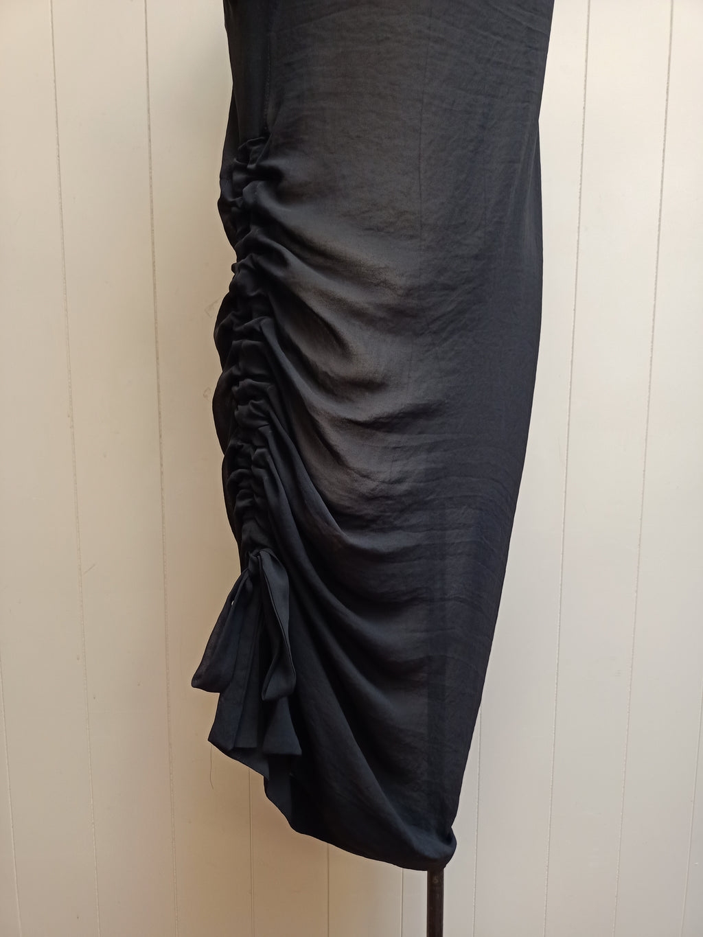 Moochi Black Chiffon Dress