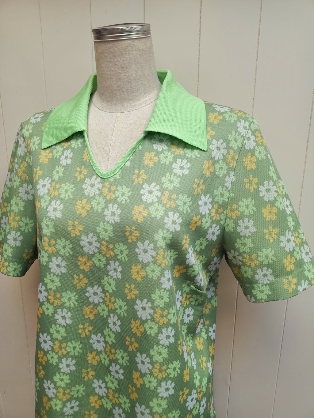 Vintage Silverdale Floral Polo Shirt
