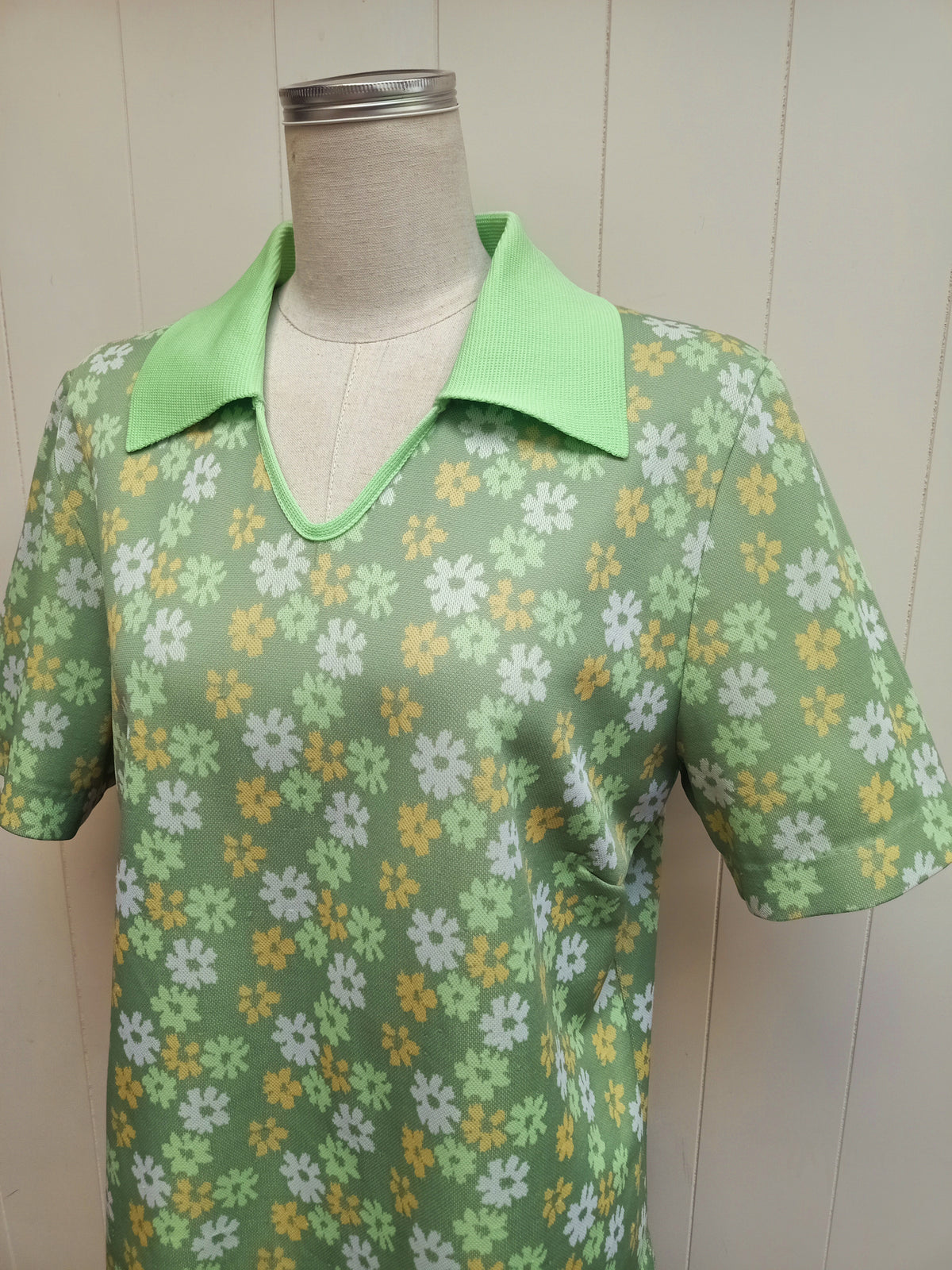 Vintage Silverdale Floral Polo Shirt