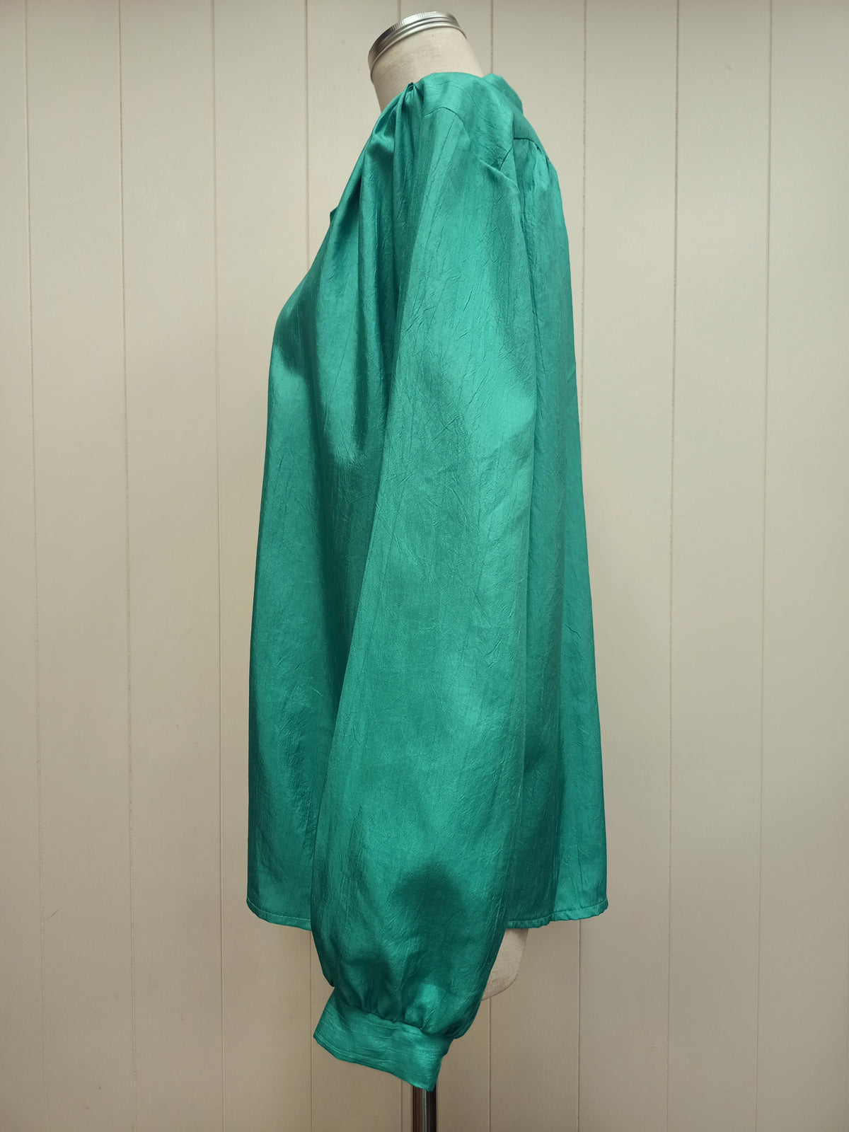 Vintage Oversized Crinkle Satin Shirt