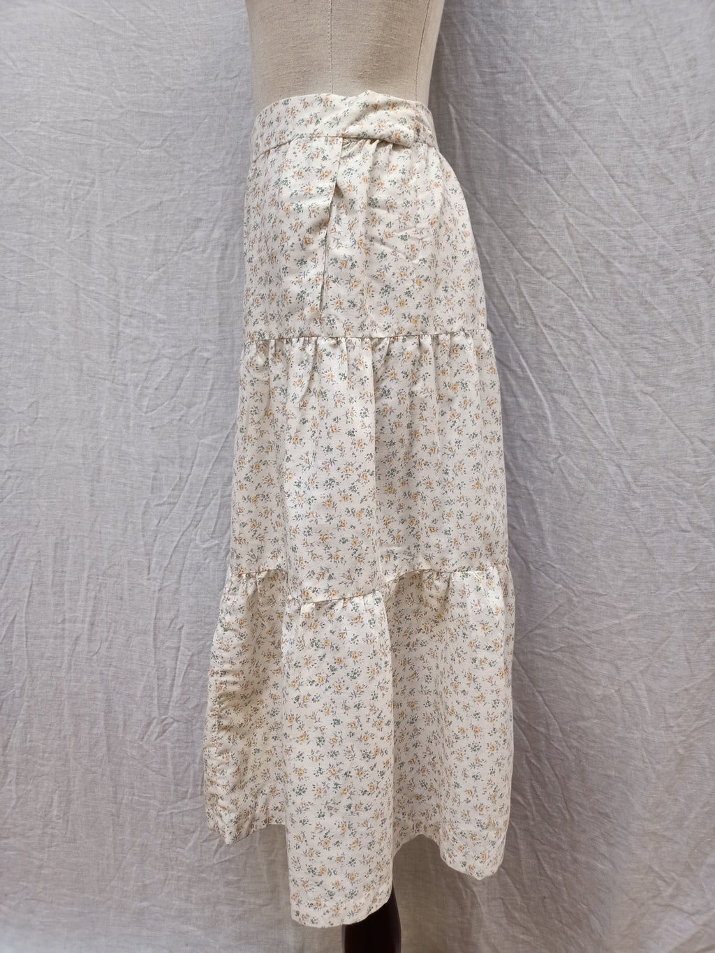 Vintage Homemade Tiered Skirt