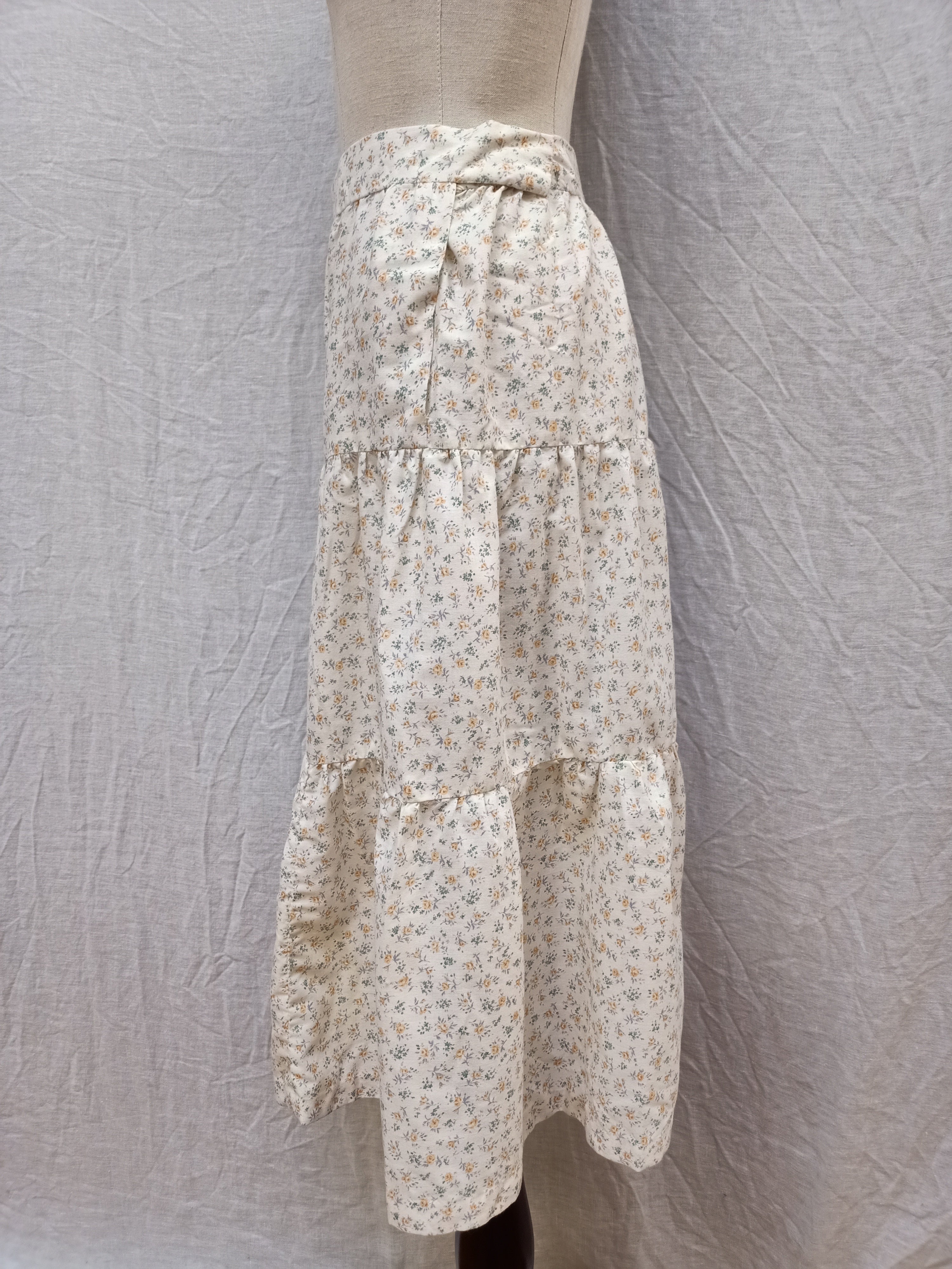 Vintage Homemade Tiered Skirt