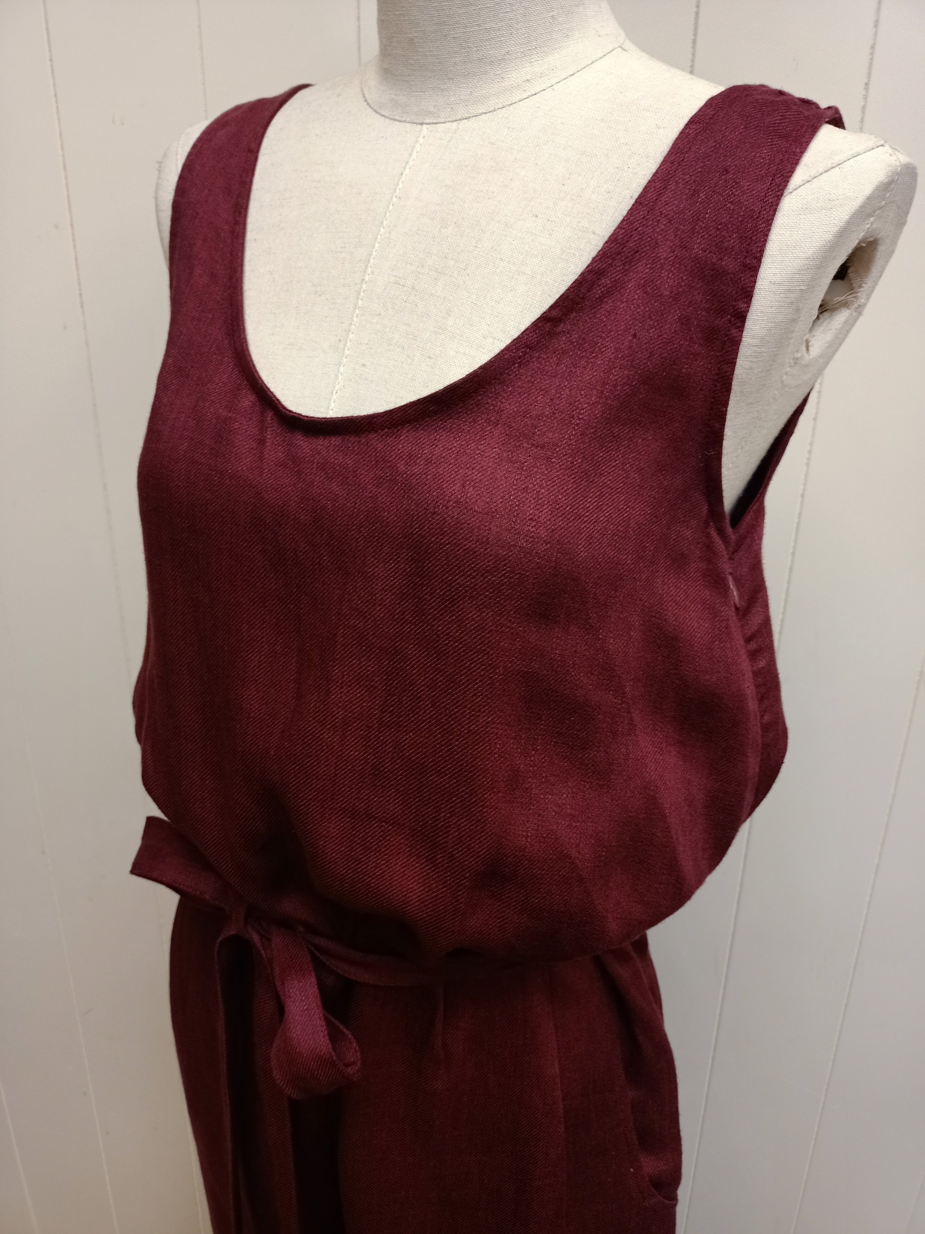 Elk Burgundy Jumpsuit