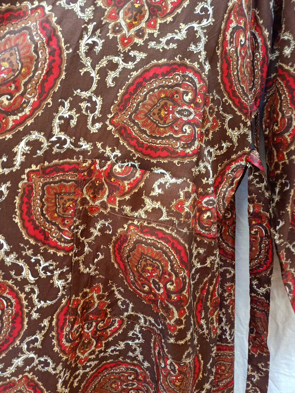 Vintage Klipper Paisley Robe
