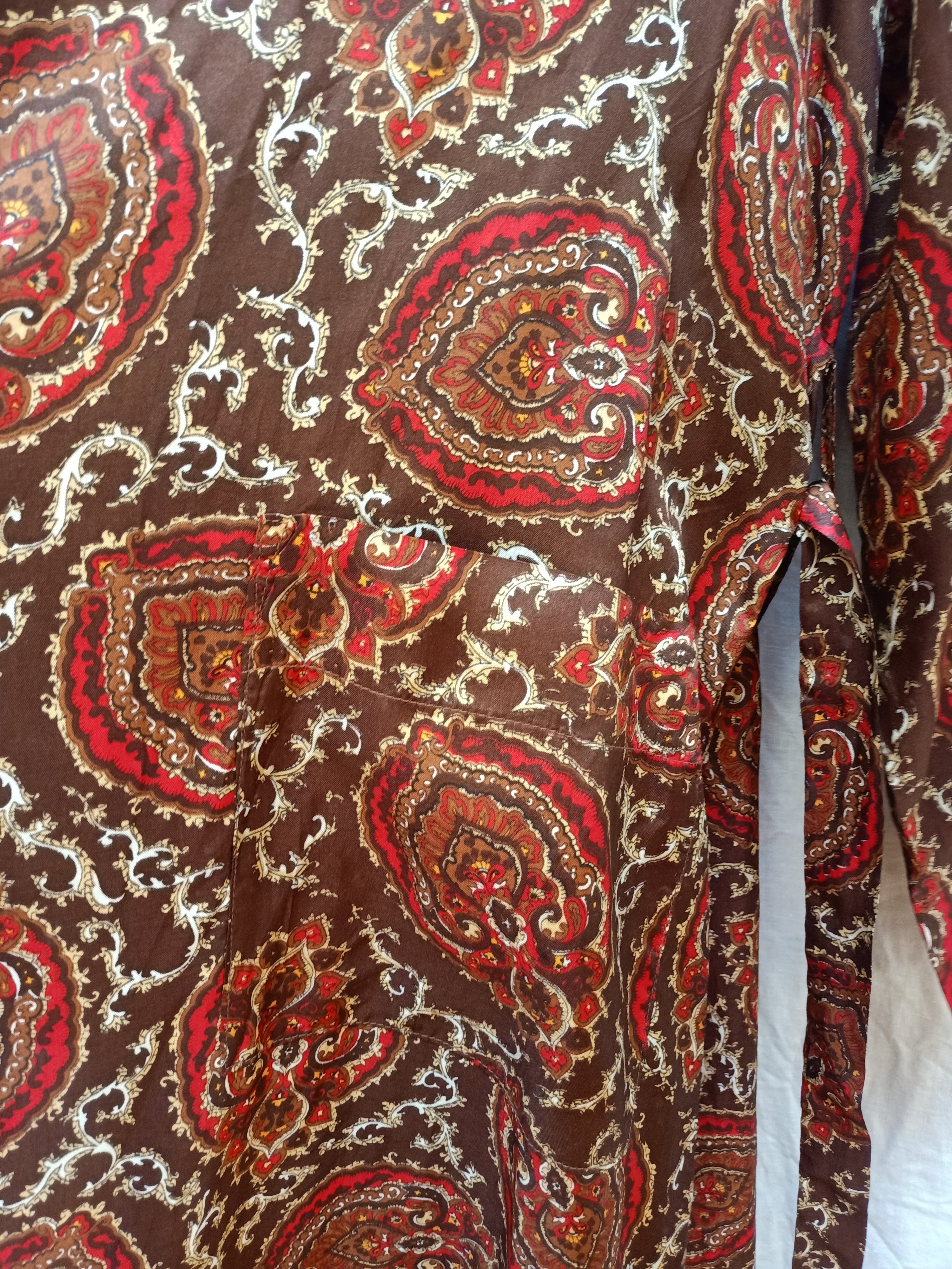 Vintage Klipper Paisley Robe