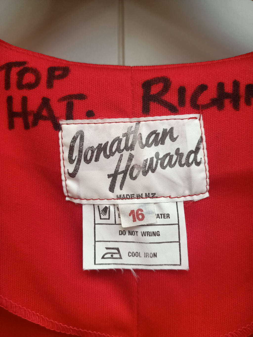 Vintage Jonathan Howard Red Dress