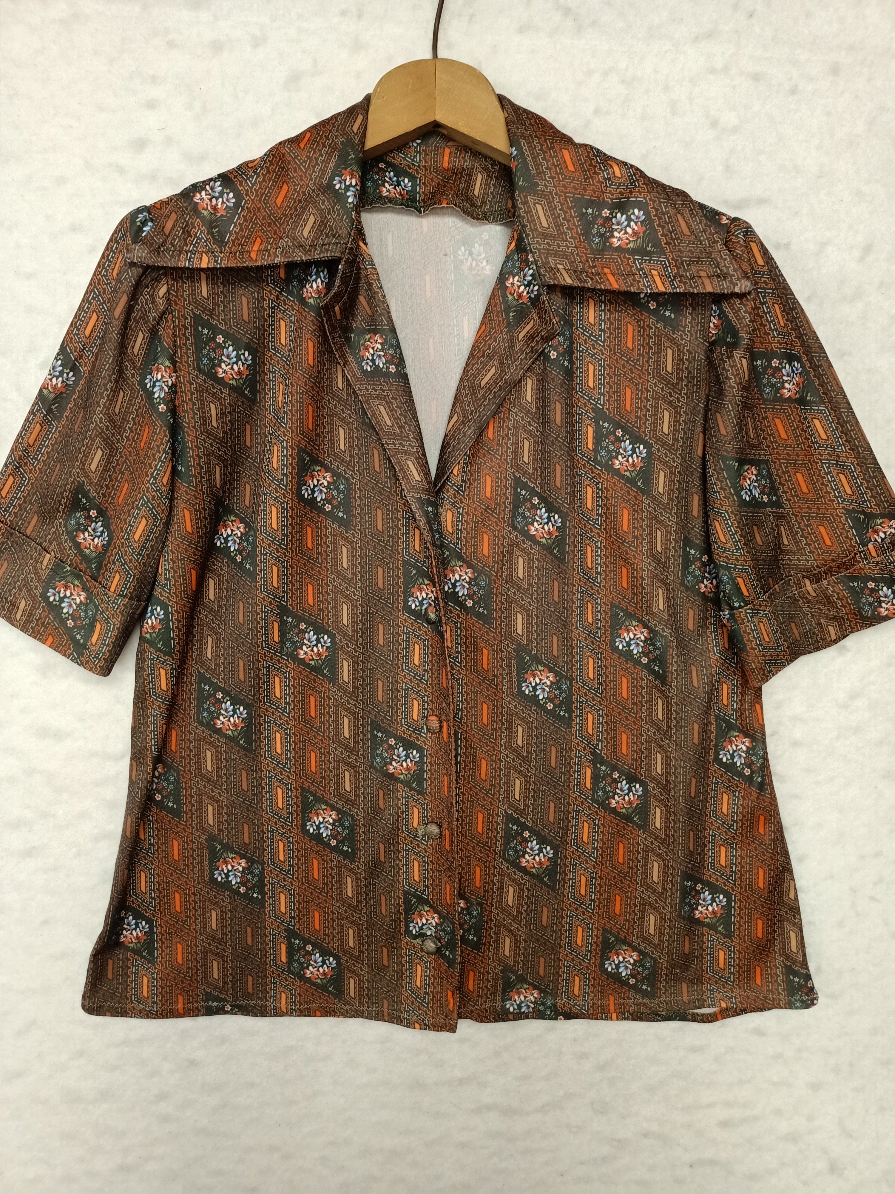 Vintage Floral Medallion Shirt