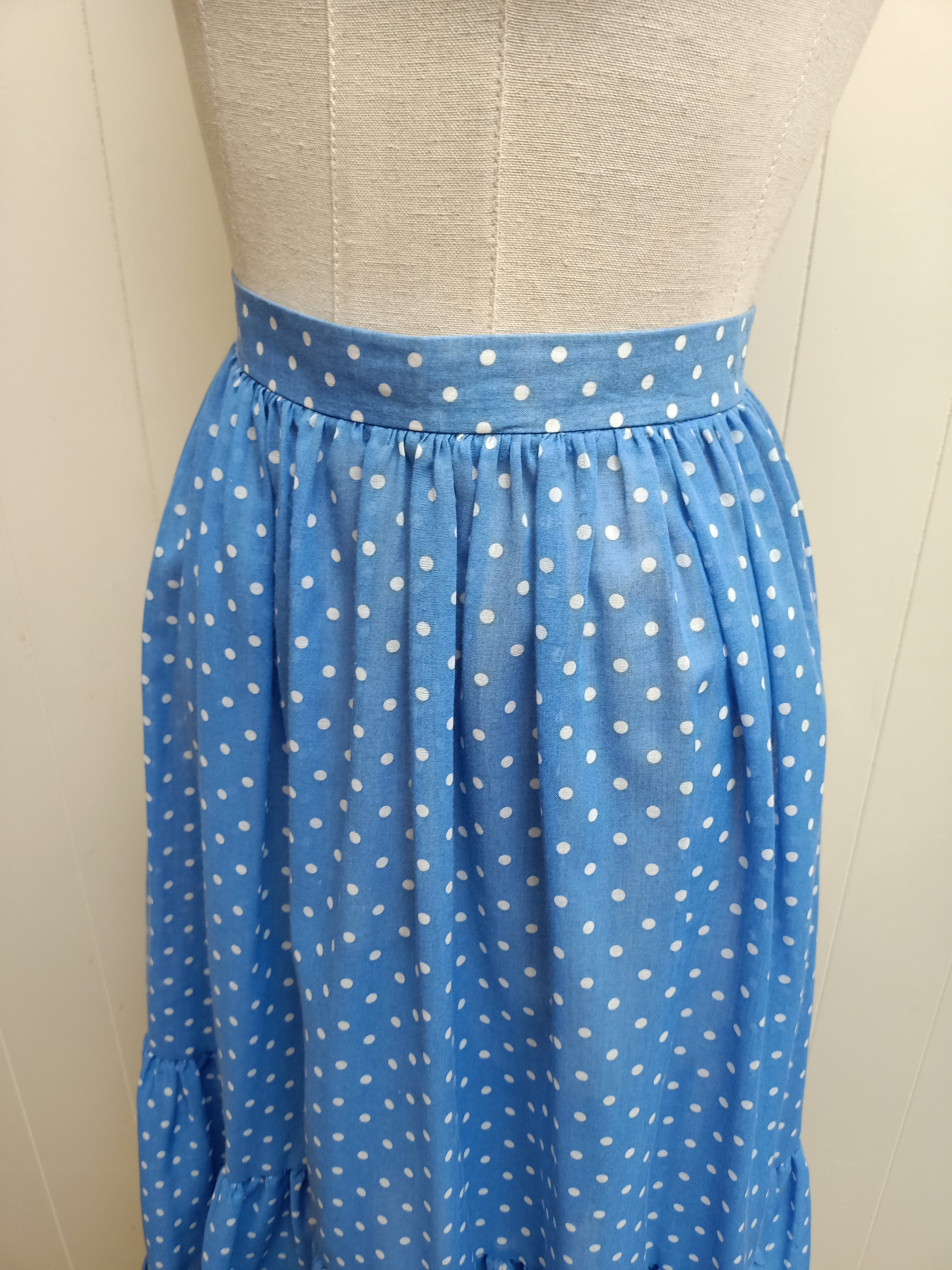 Vintage Pascalle Polka Dot Skirt