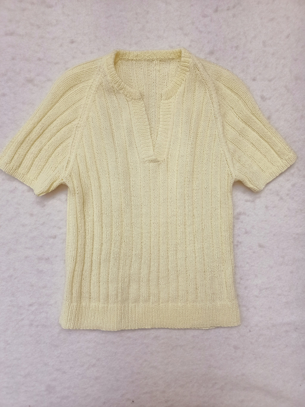 Vintage Yellow Knit Shirt