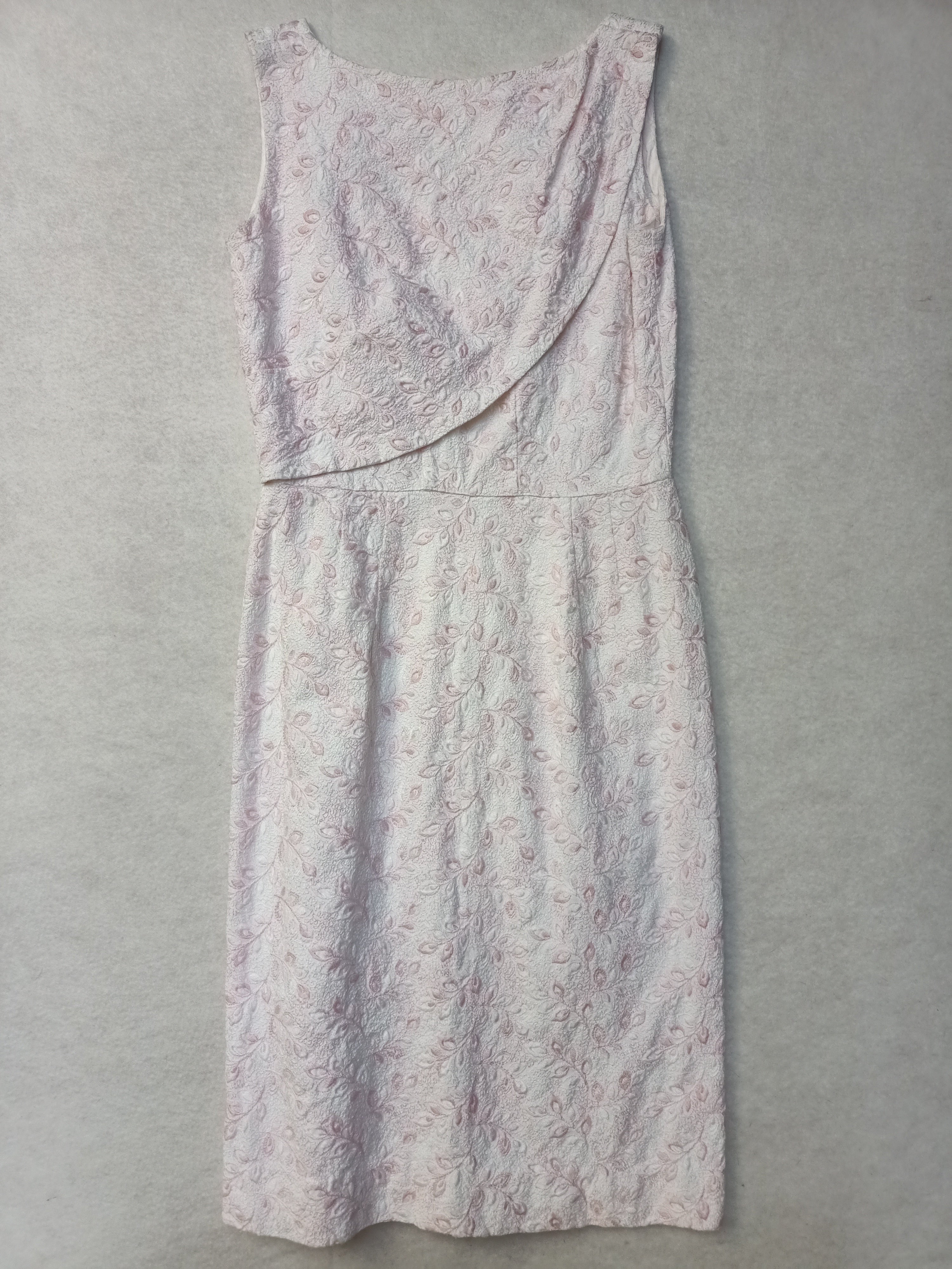 Vintage Pink Jacquard Dress