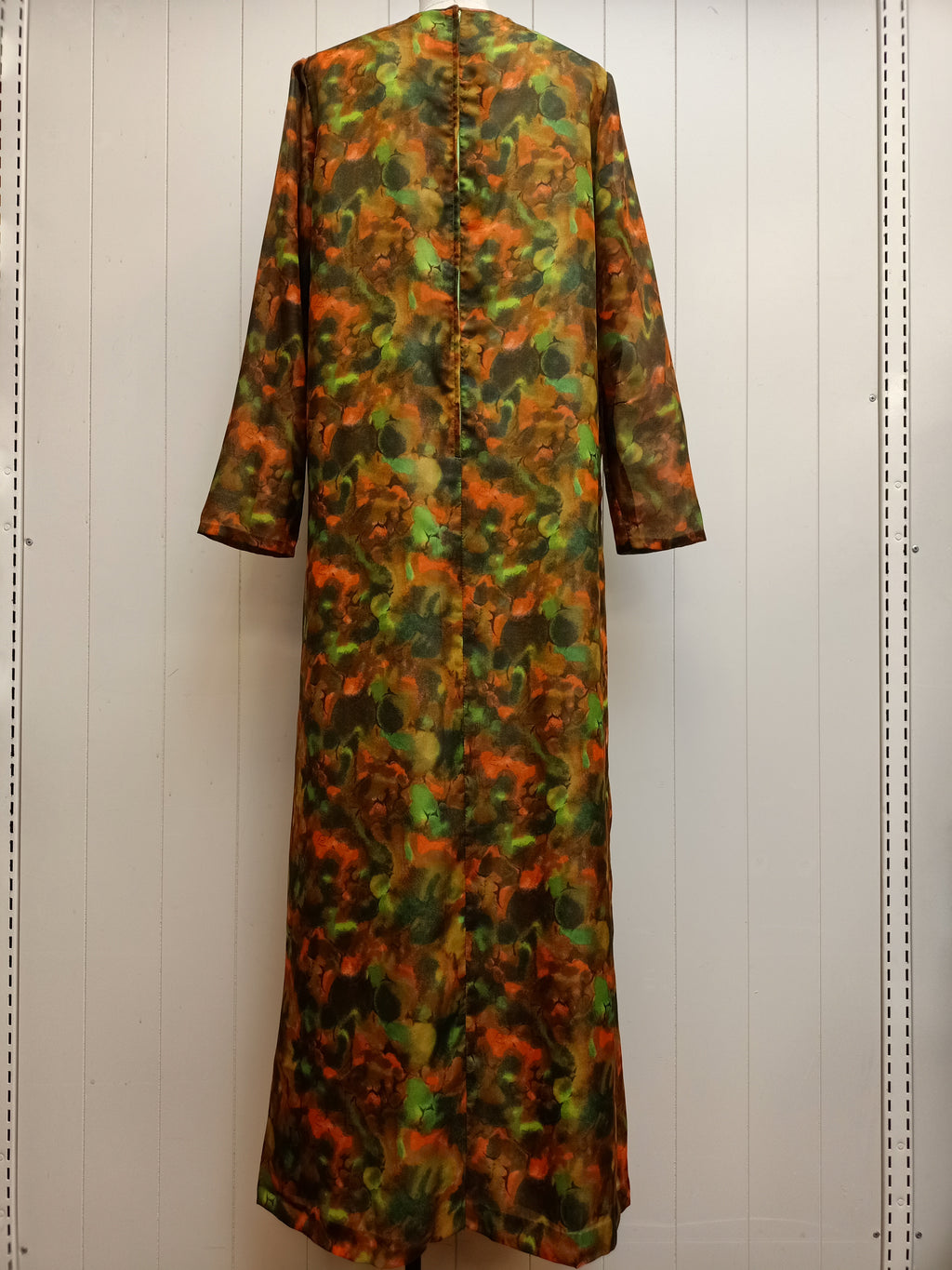 Vintage Camette Bubble Camo Maxi Dress
