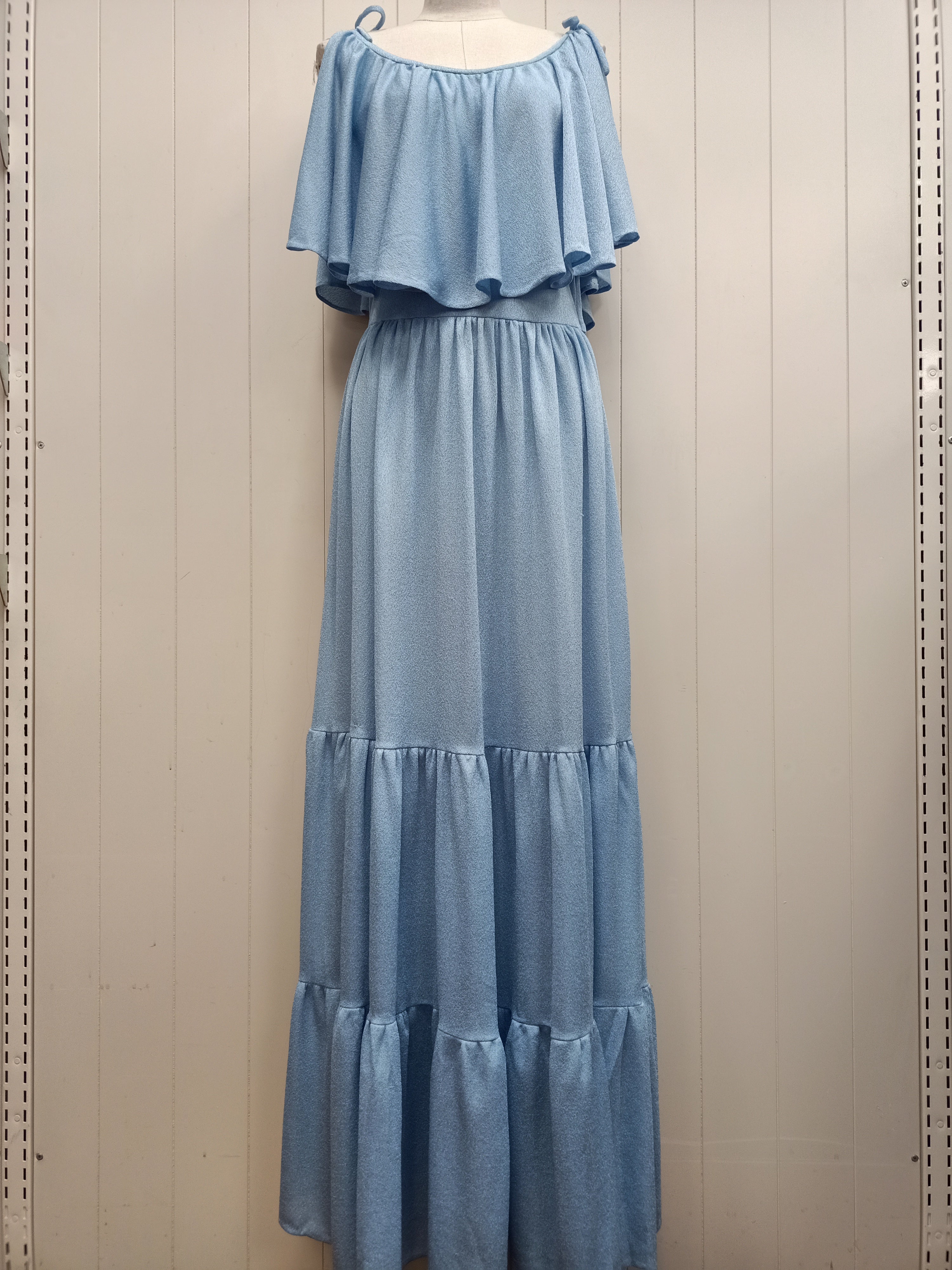 Vintage Flutter Maxi Dress