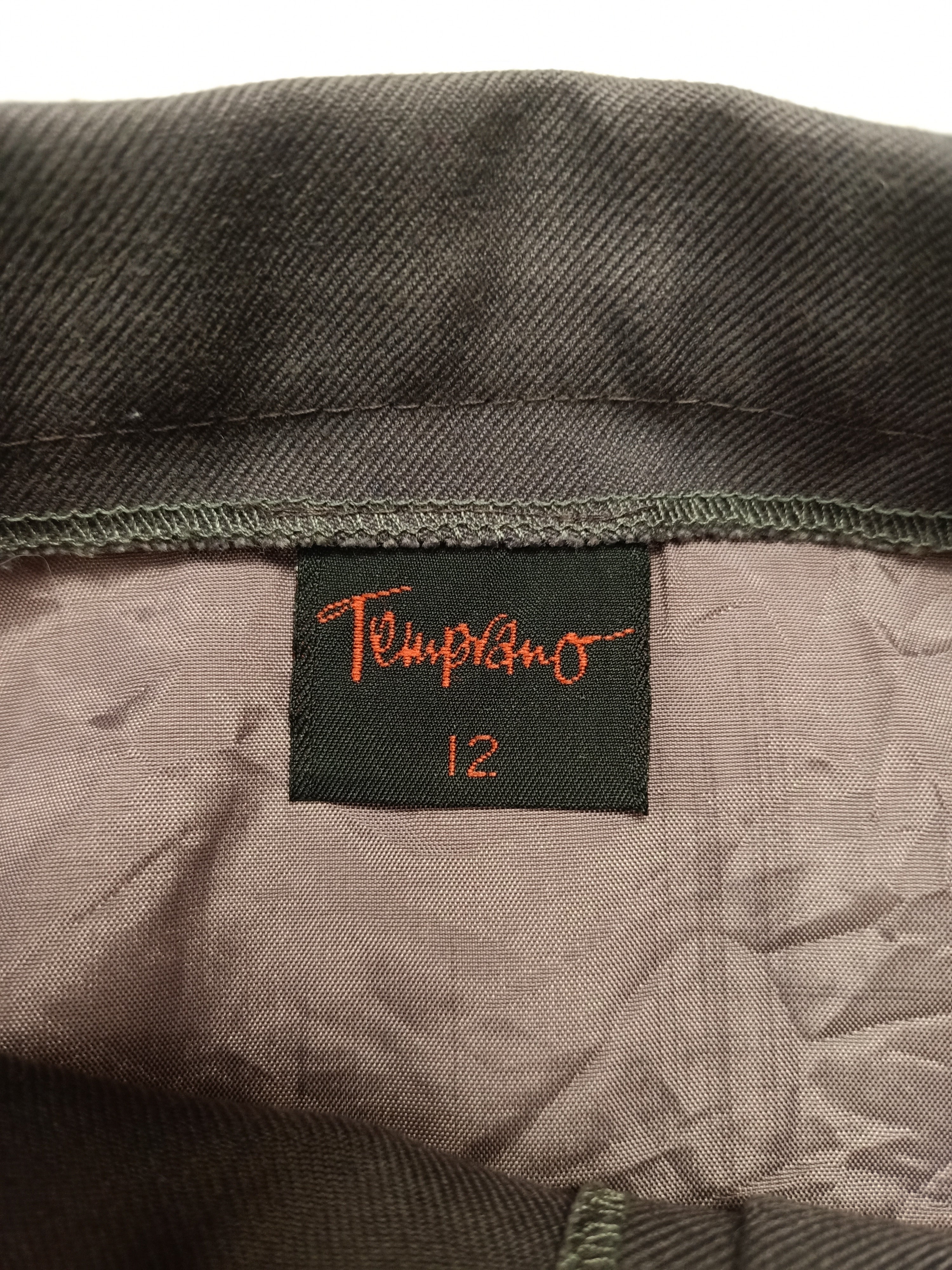 Vintage Temprano Grey Pencil Skirt
