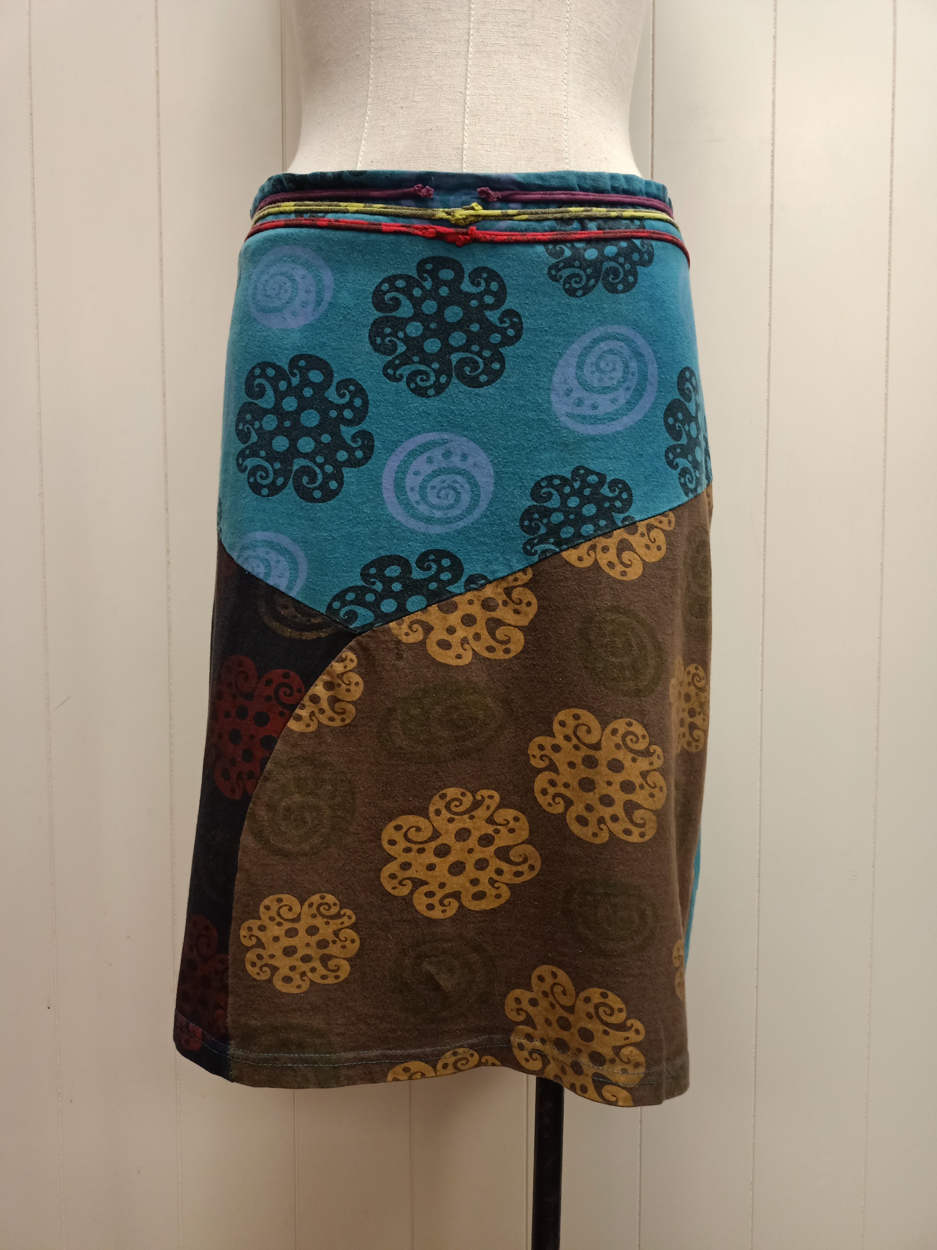 Om Shantipi Patchwork Skirt