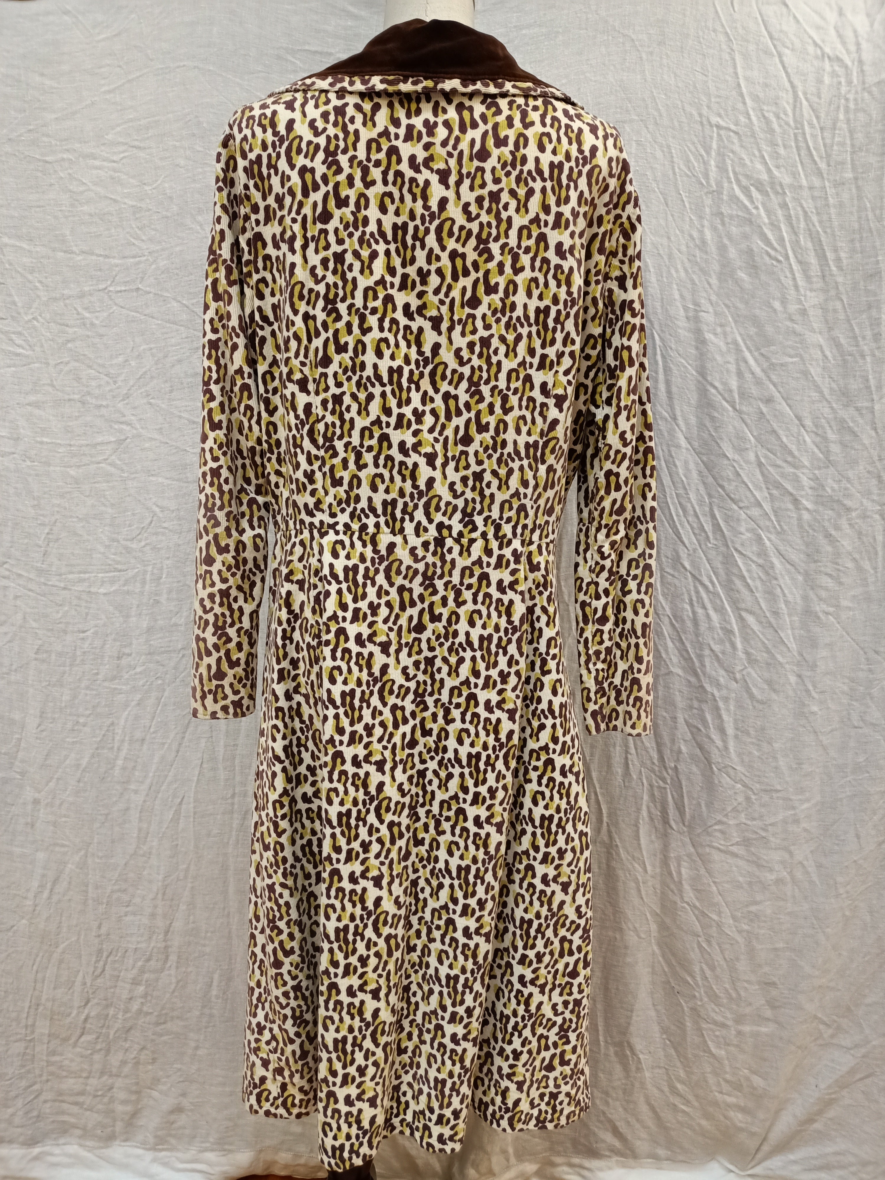 Vintage Leopard Print Dress