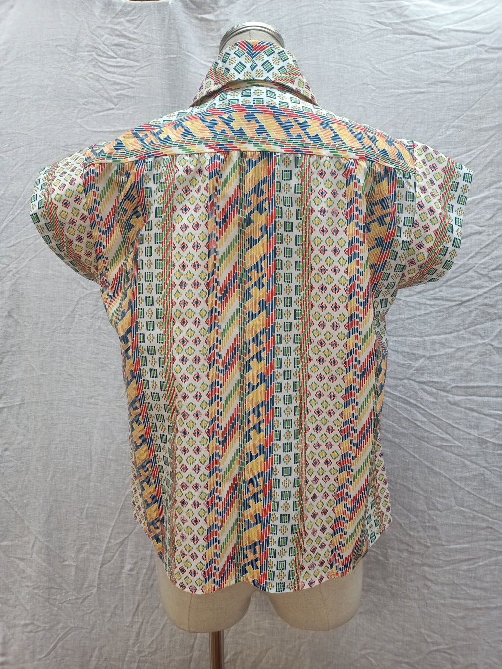 Retro Patterned Shirt