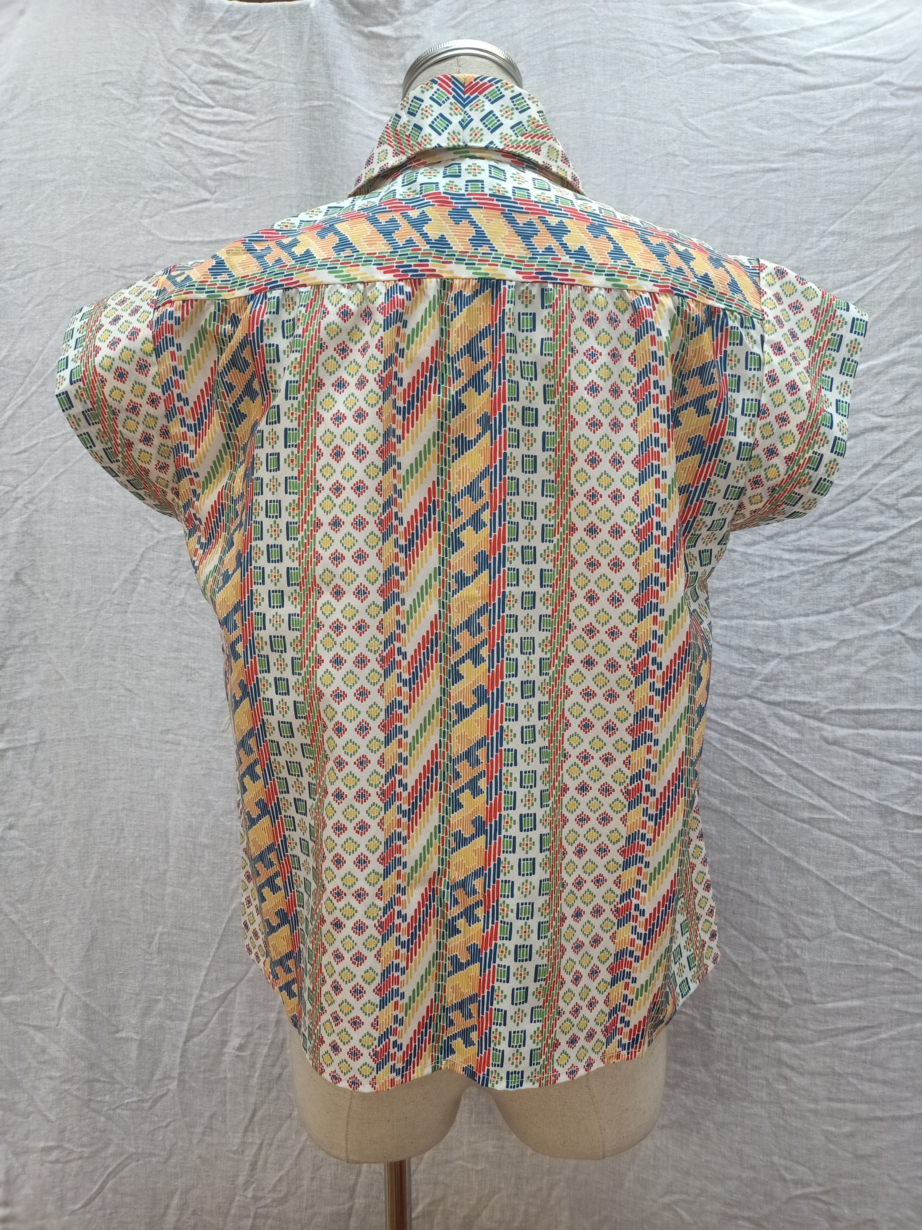 Retro Patterned Shirt