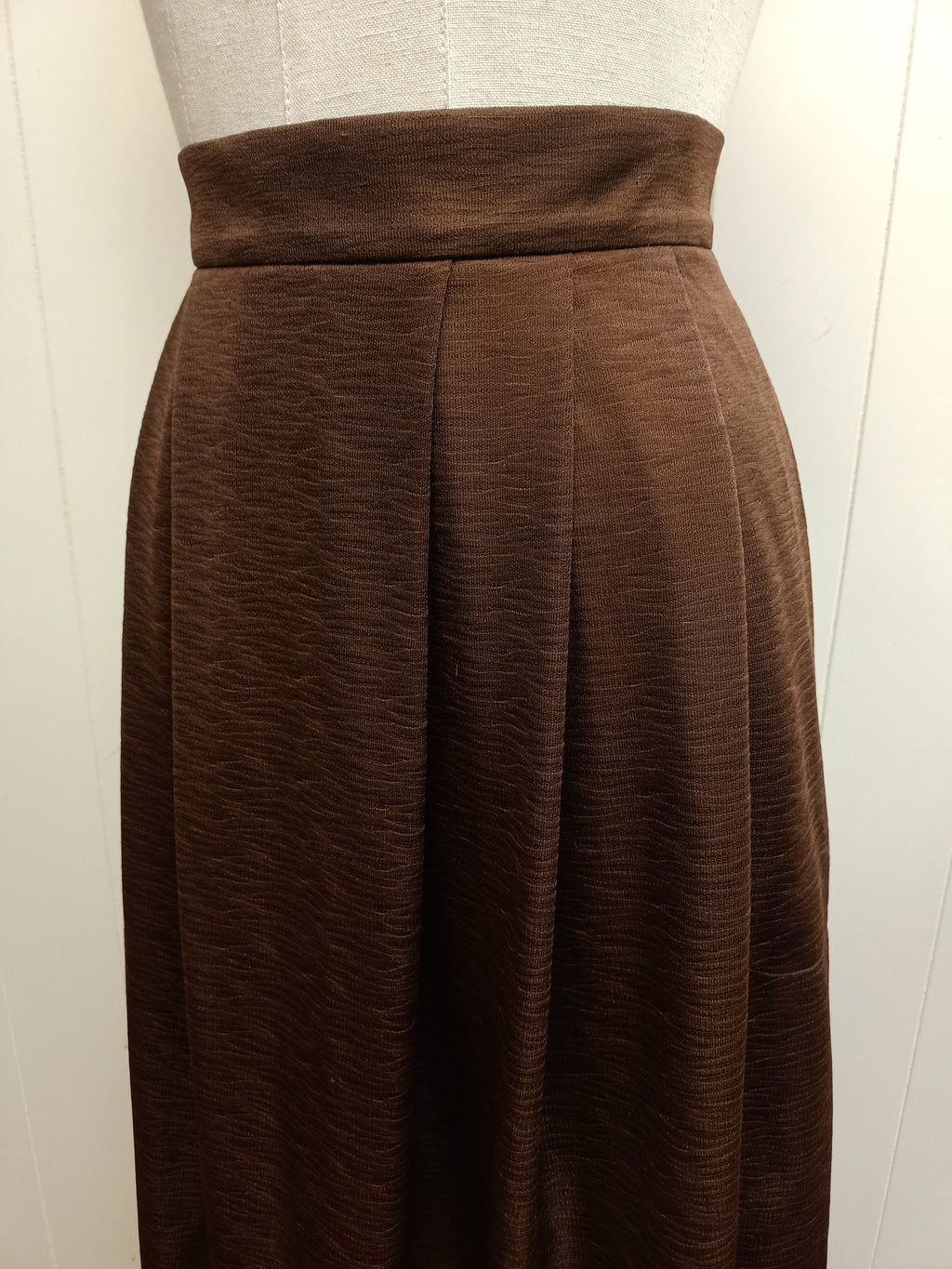 Vintage Southwell Brown Pleat Skirt
