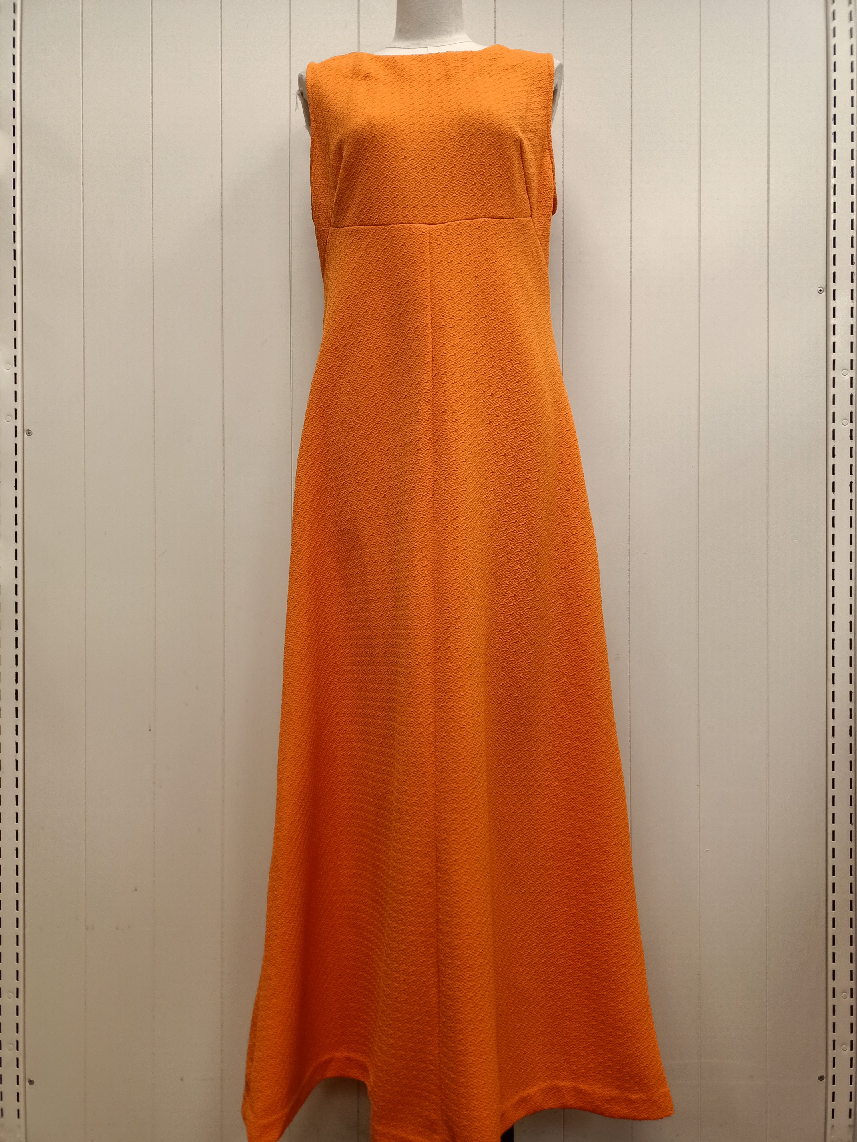 Vintage Orange Maxi Dress