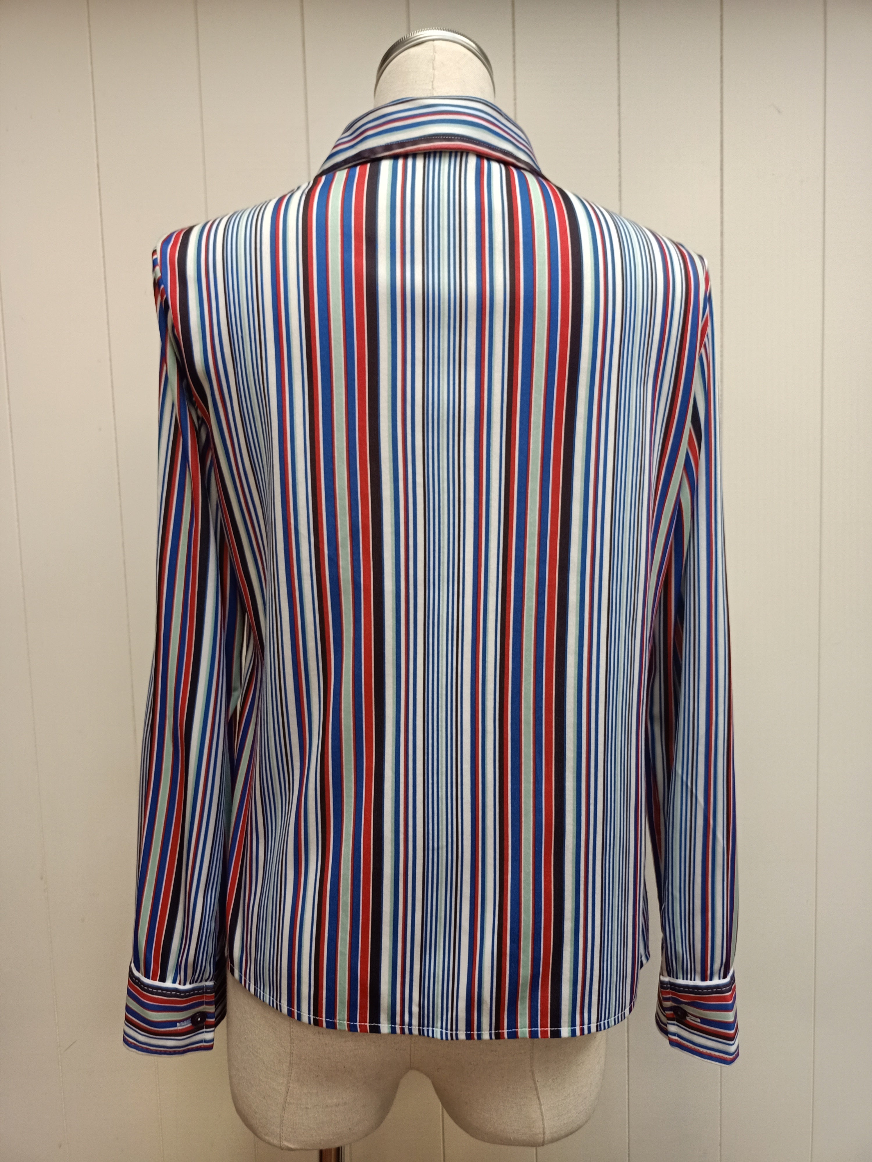 Vintage Striped Button Up Shirt