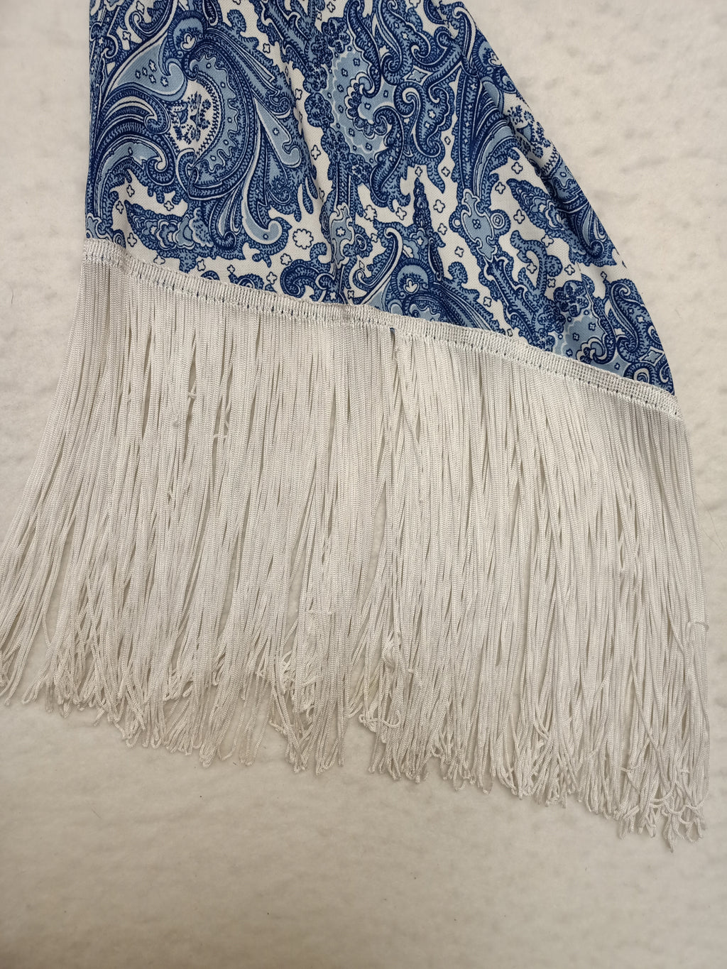 Vintage Gainsborough Paisley Fringe Maxi Dress