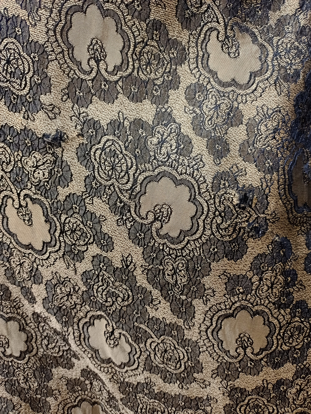 Vintage Gold Brocade Coat