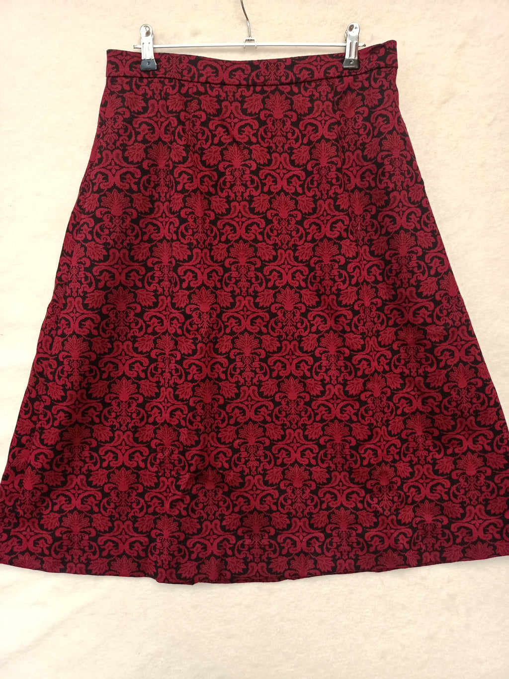 Vintage Damask Knit Skirt