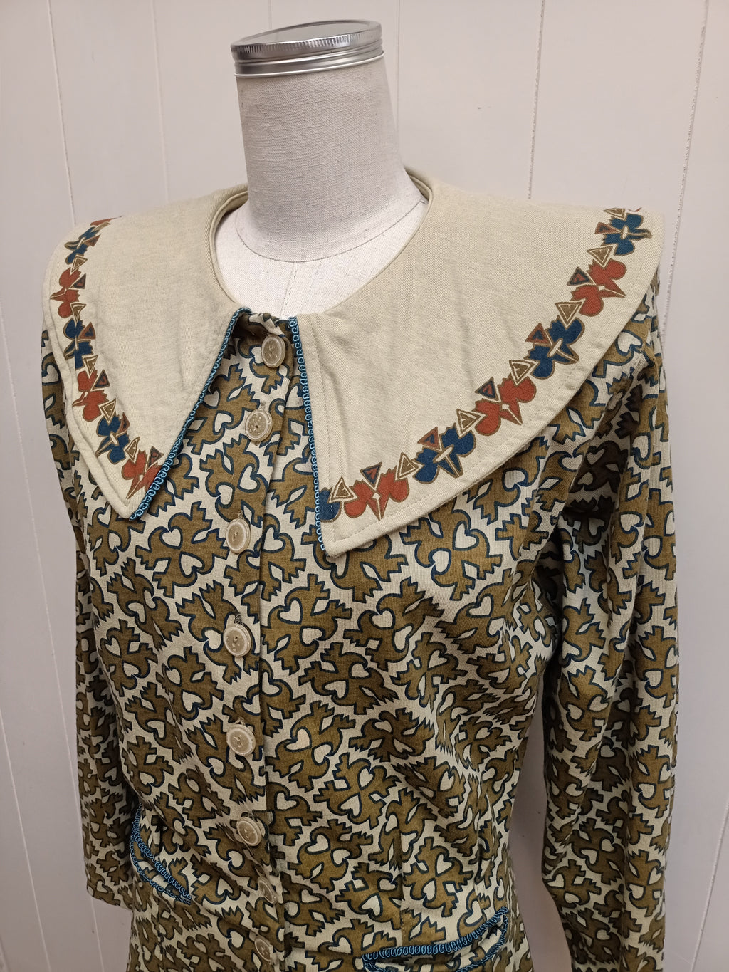 Vintage Novocento Pilgrim Collar Jacket Shirt