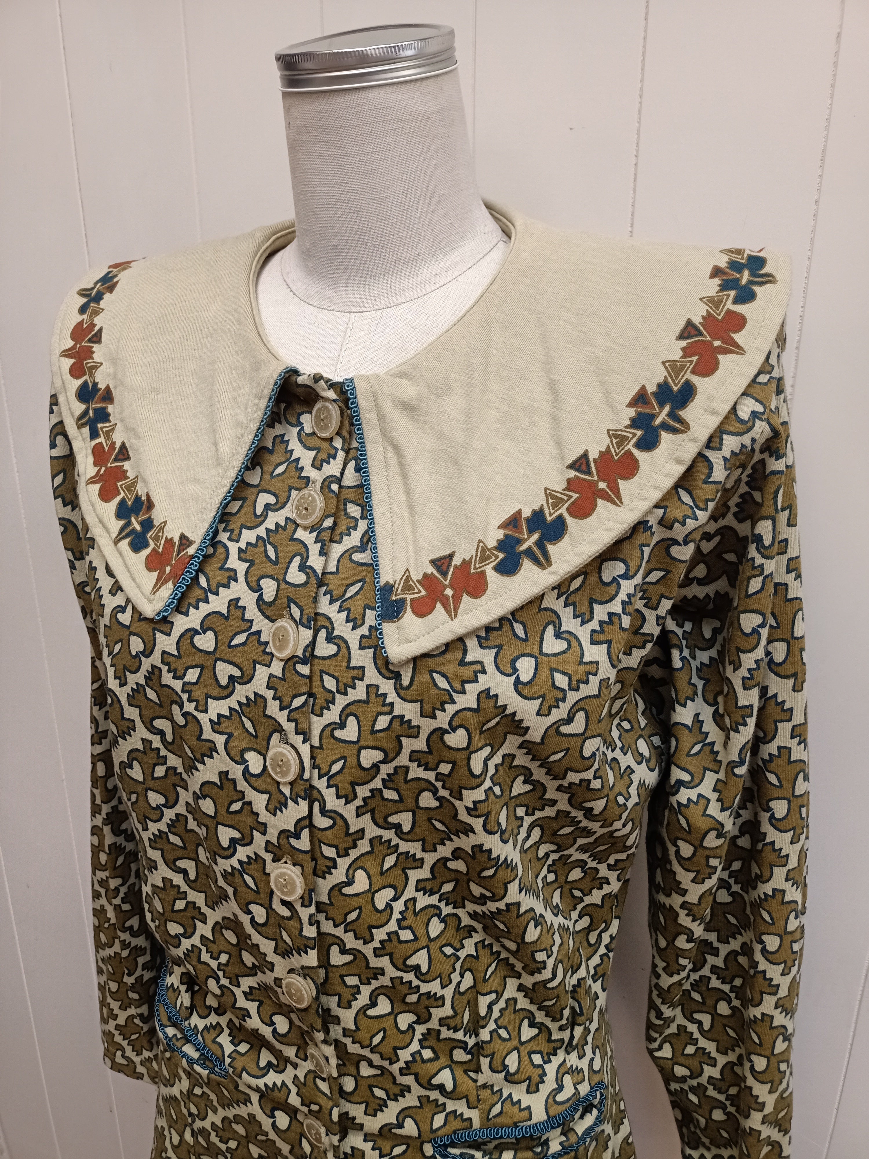 Vintage Novocento Pilgrim Collar Jacket Shirt