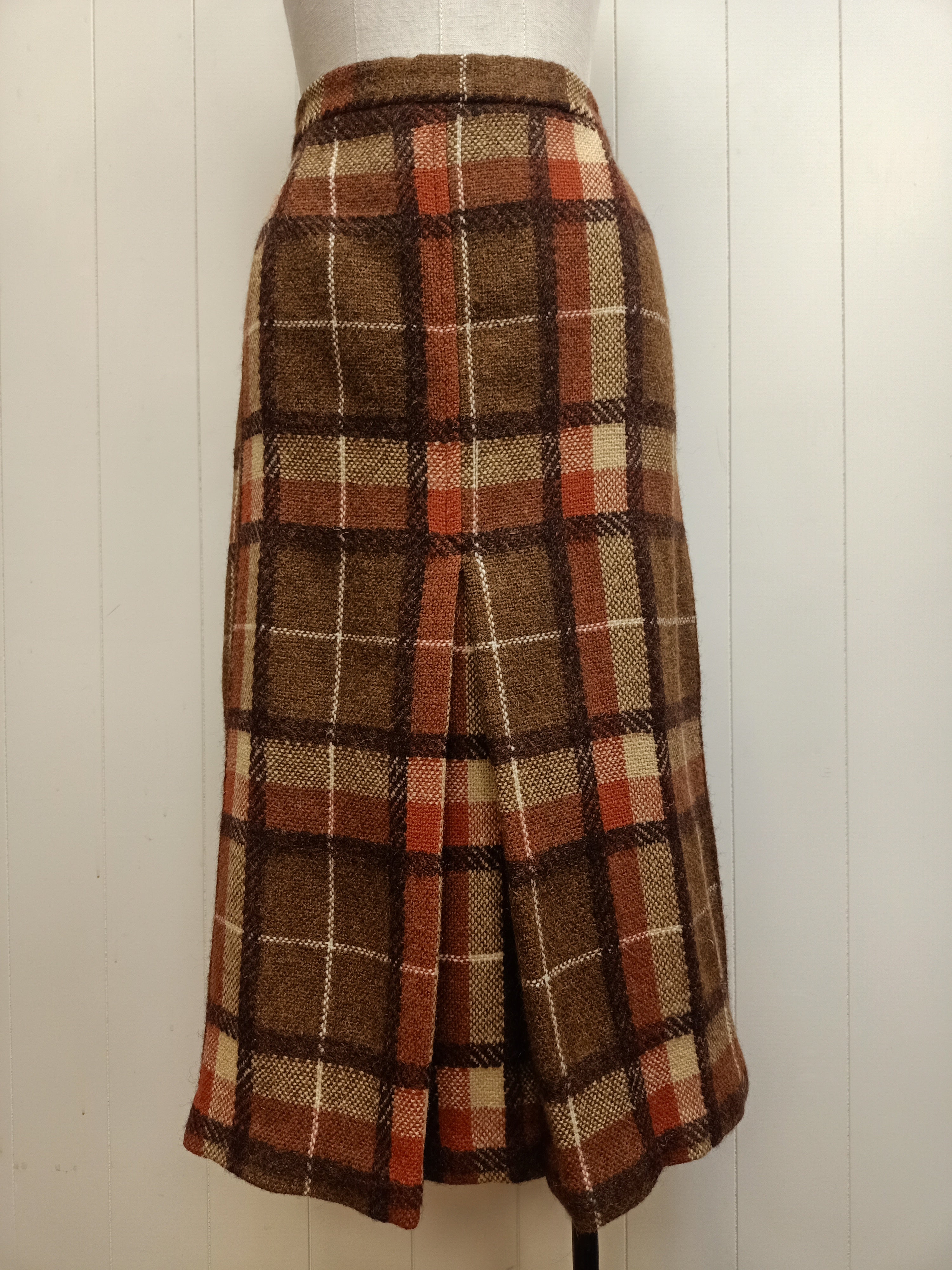 Vintage Gor-Ray Rego Plaid Skirt
