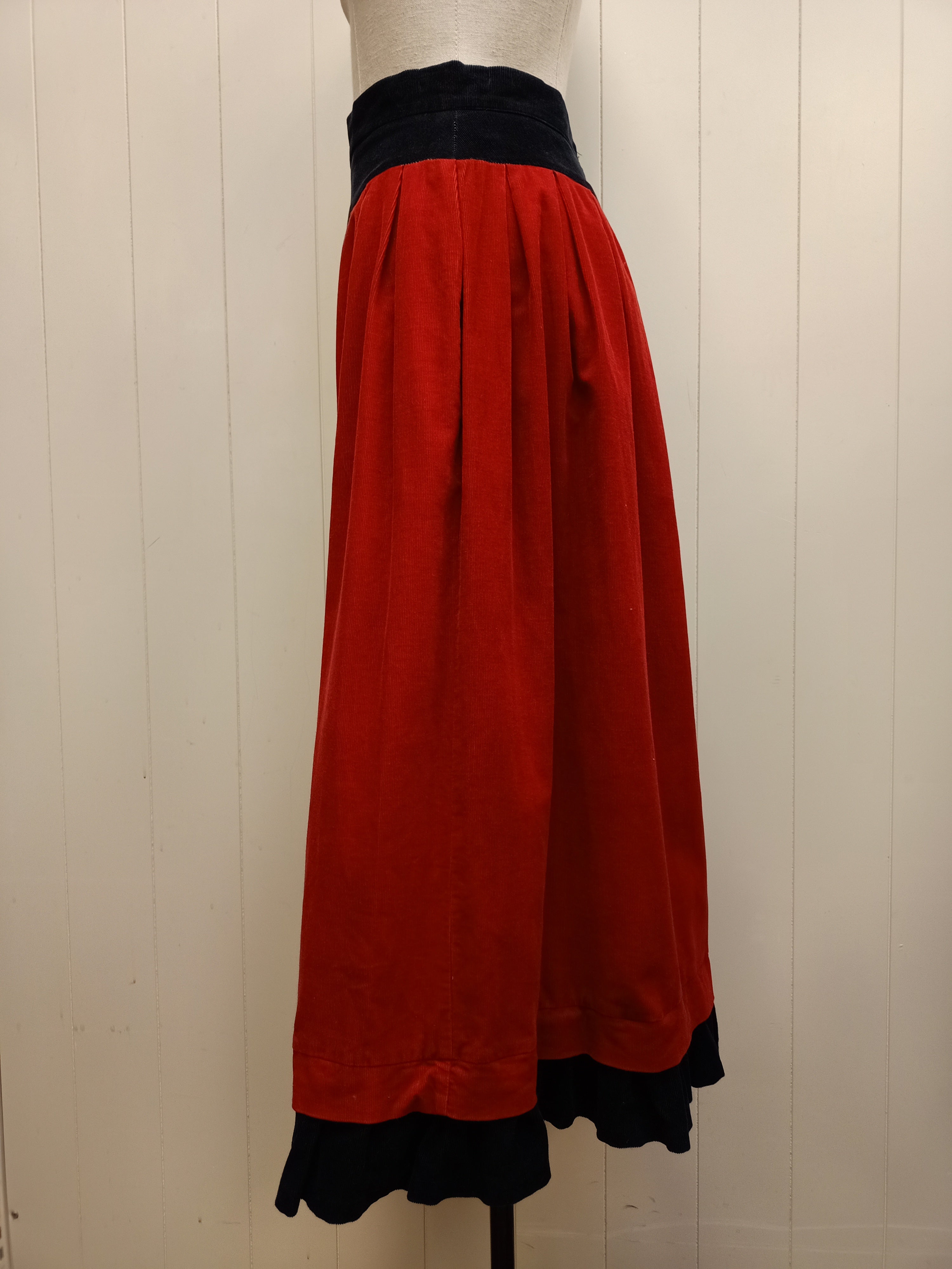 Vintage Gumboots Corduroy Skirt