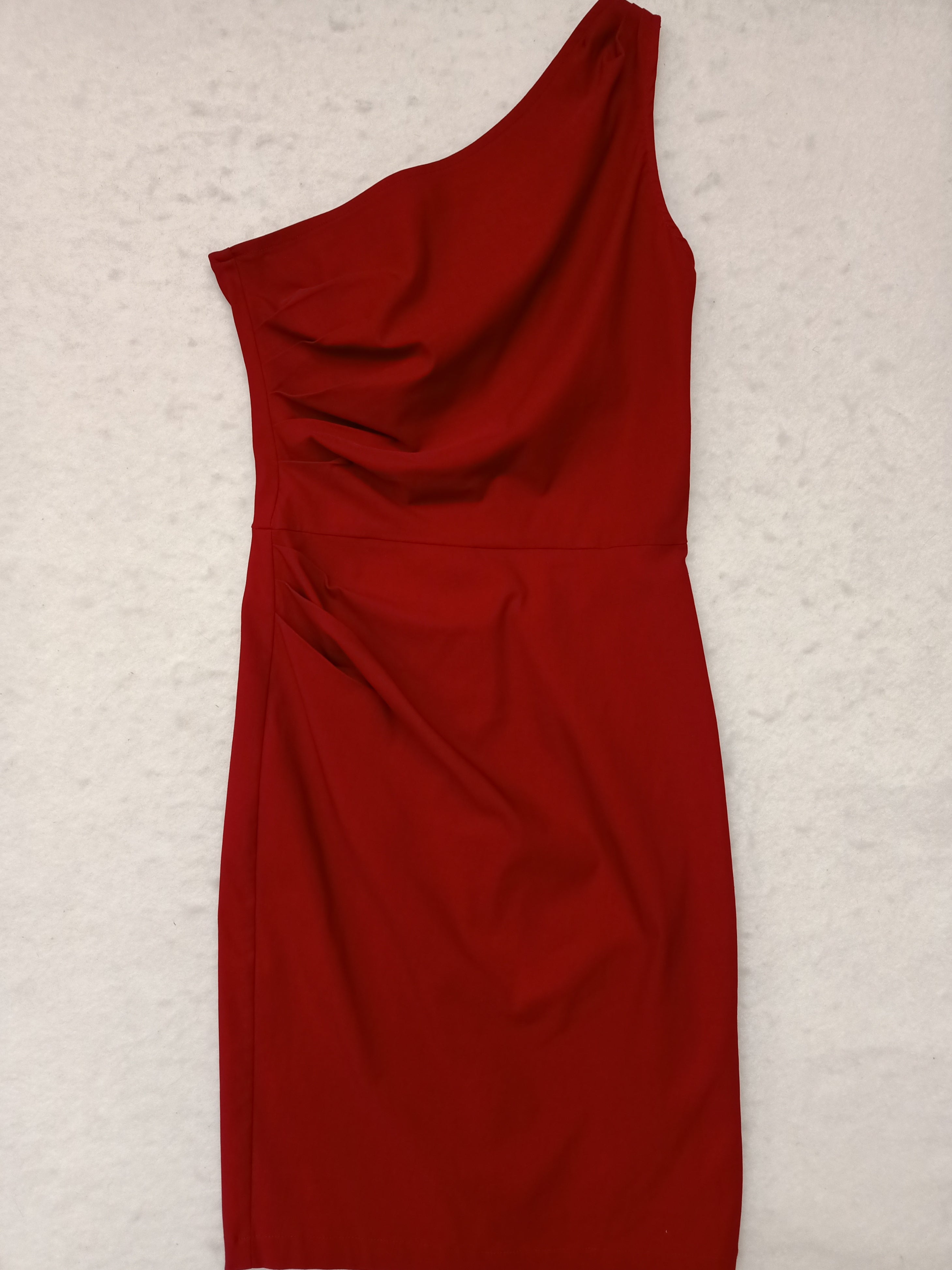 Stop Staring! One Shoulder Dress