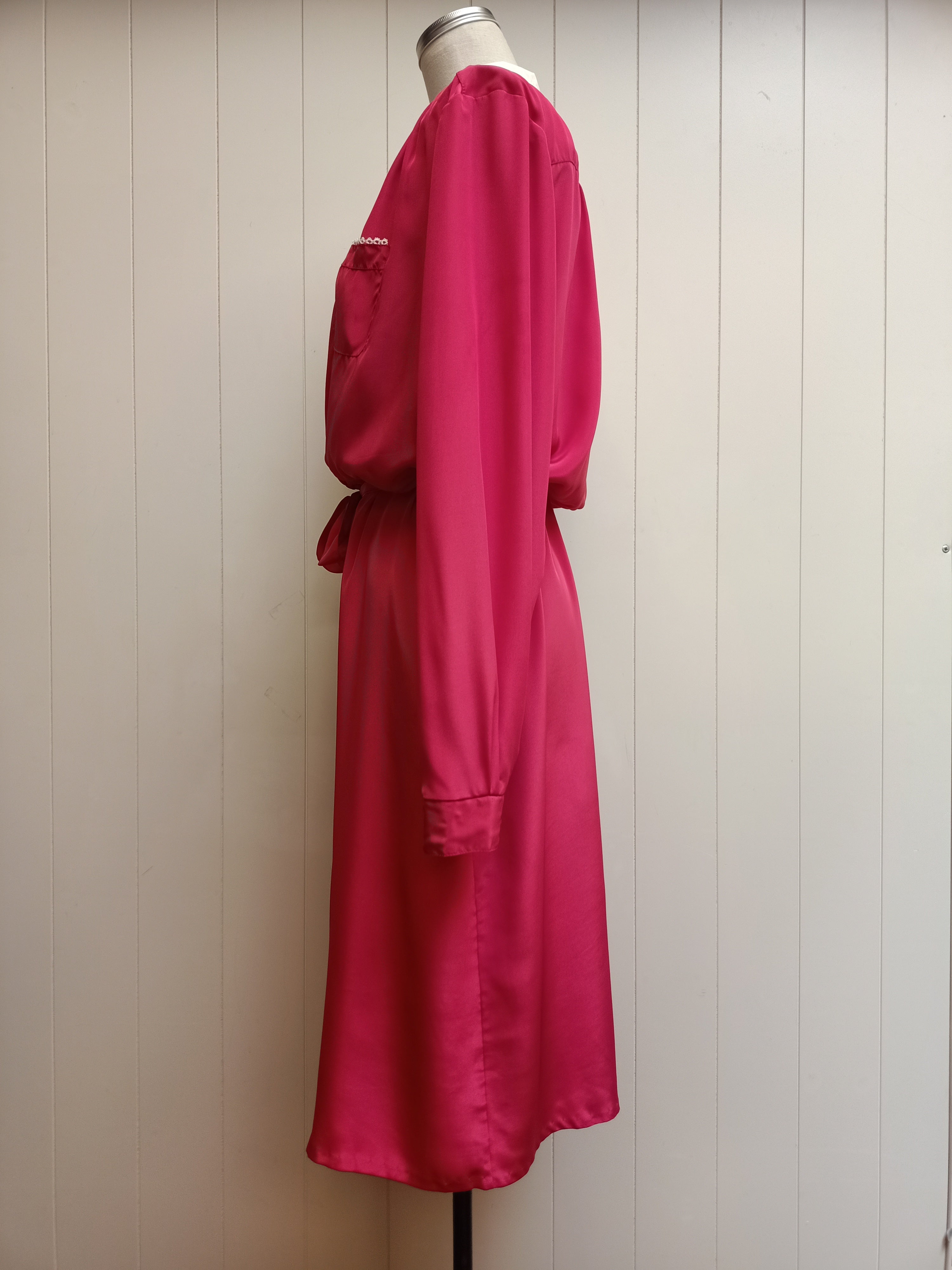 Vintage Pink Collared Dress
