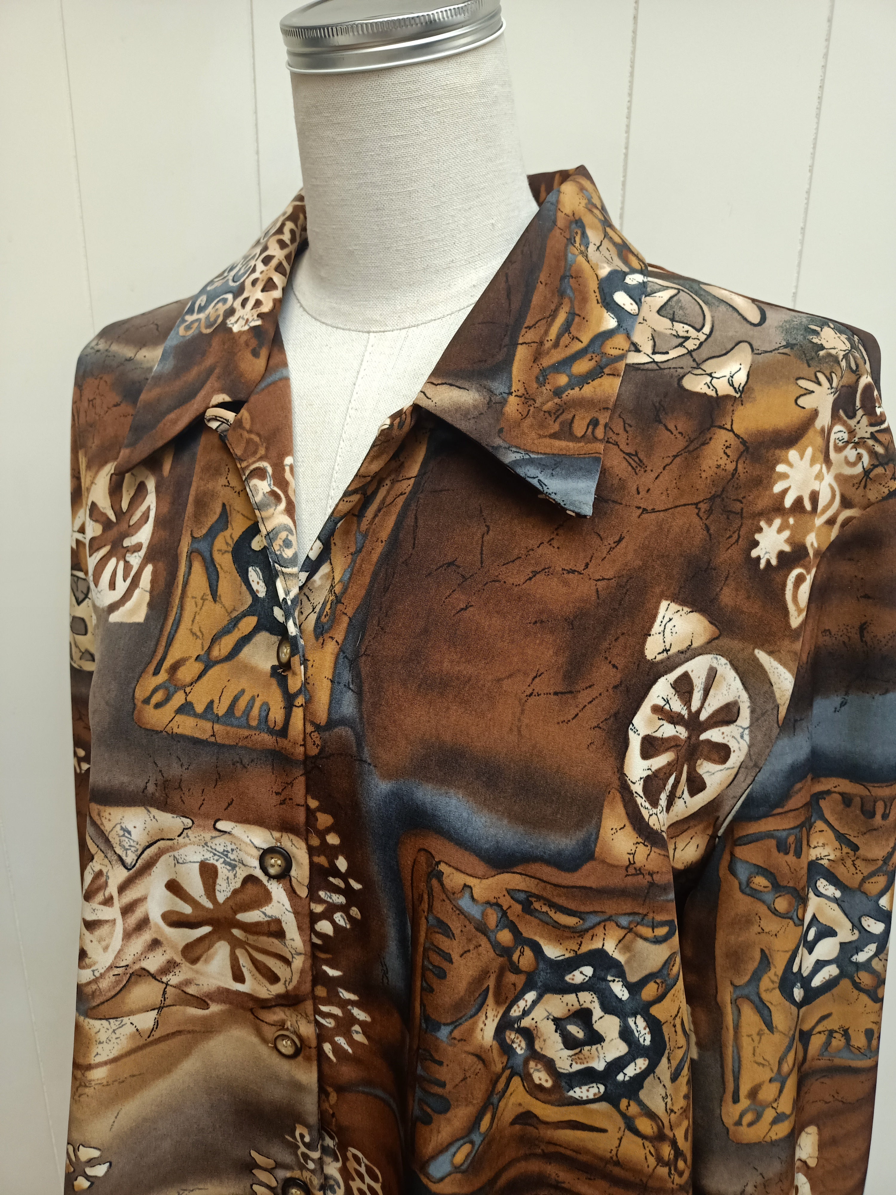 Vintage Leesa Brown Shirt