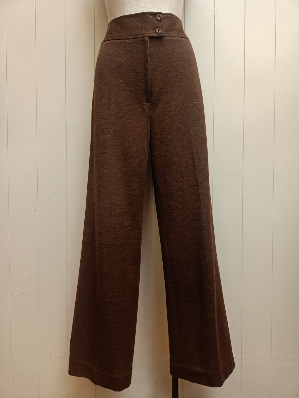 Vintage Brown Jersey Knit Pants