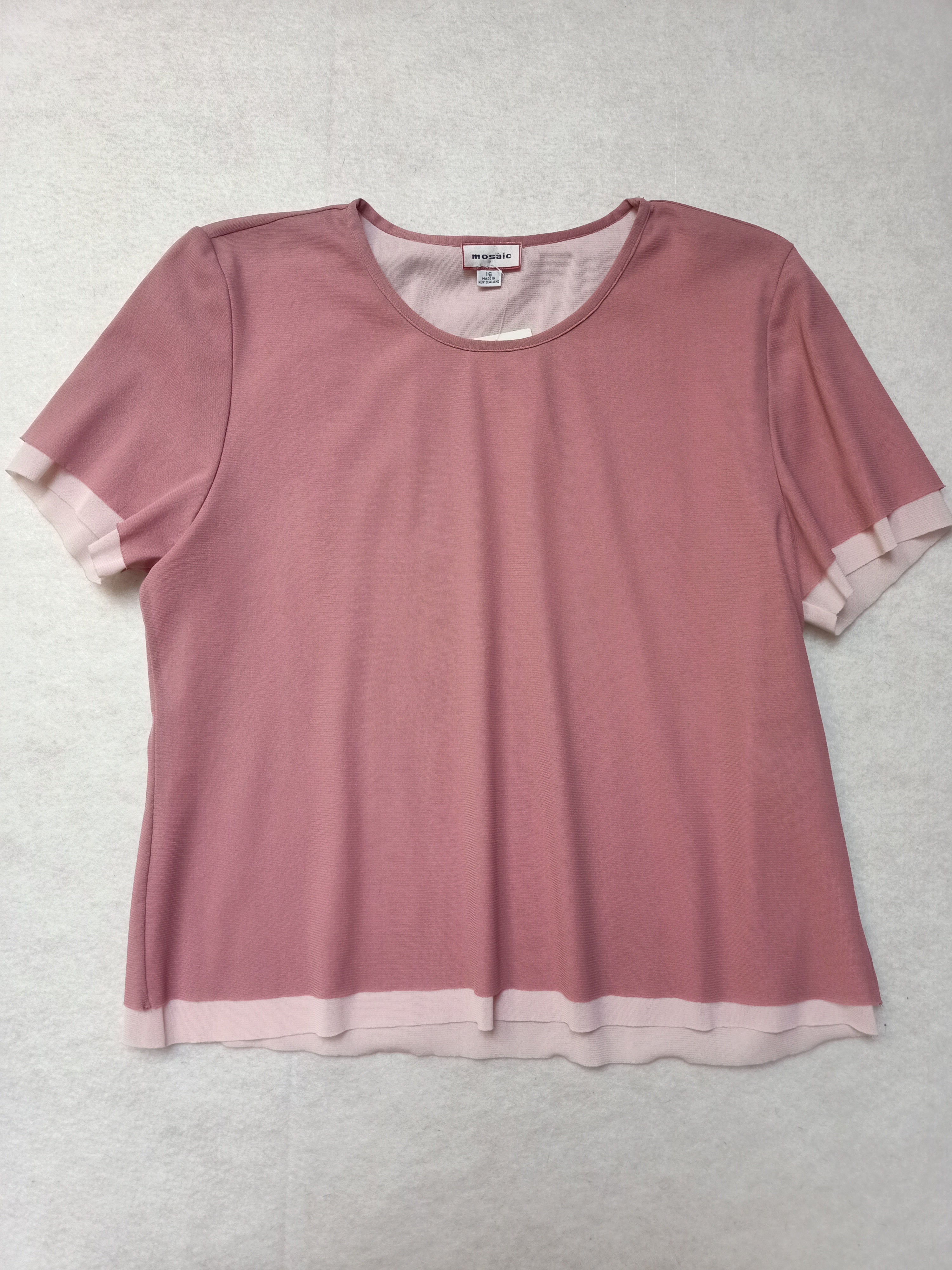 Mosaic Mesh Shirt