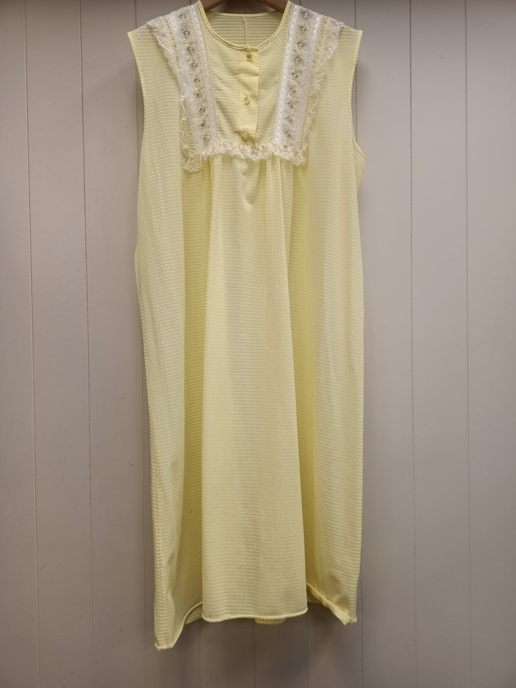 Vintage Yellow Striped Nightie