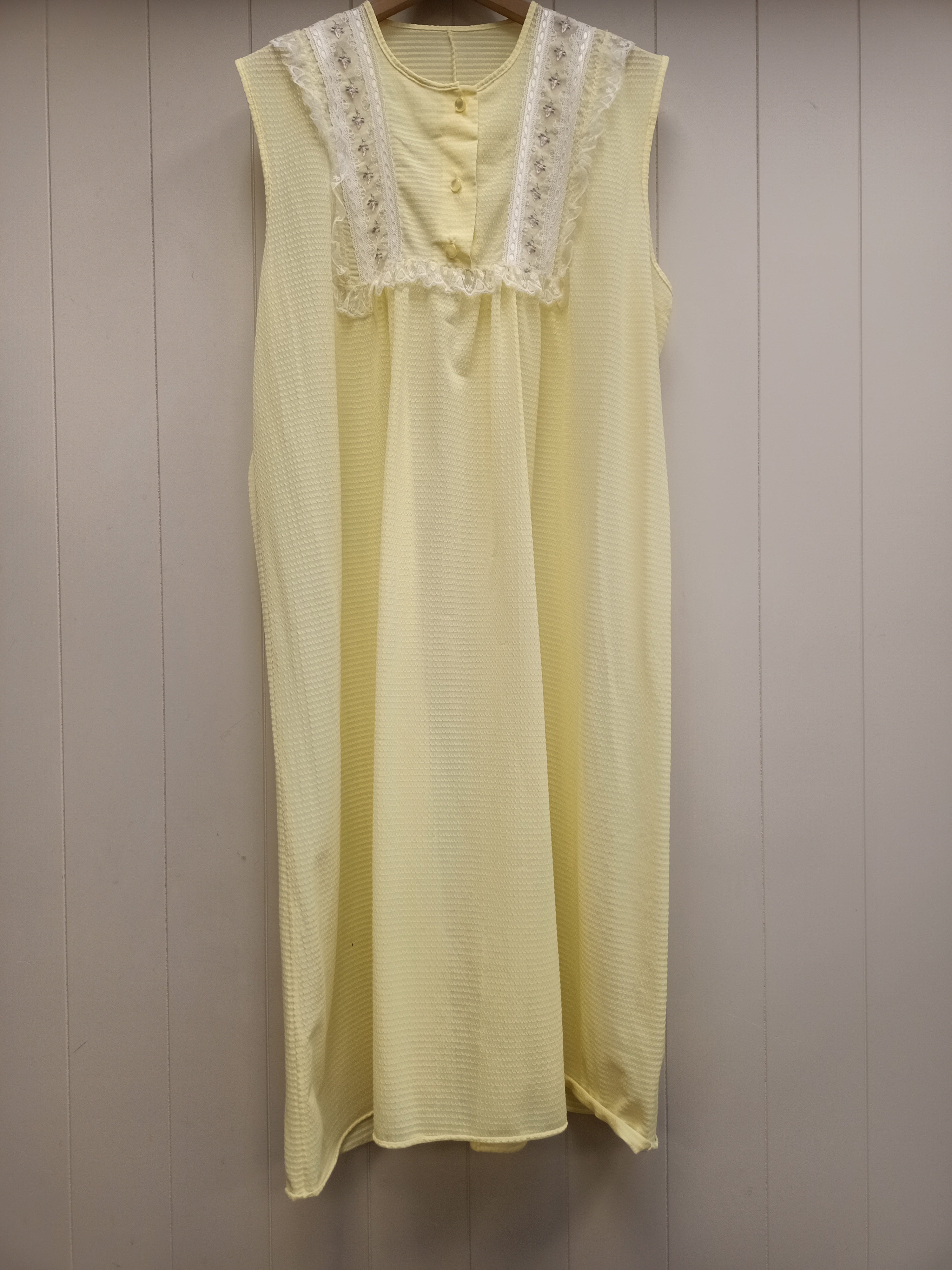 Vintage Yellow Striped Nightie