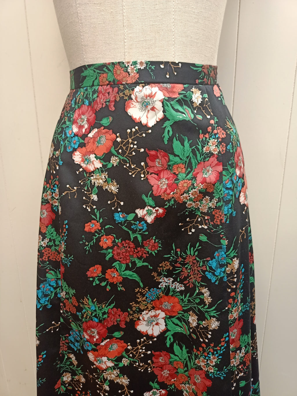 Vintage Floral Satin Co-Ord Set