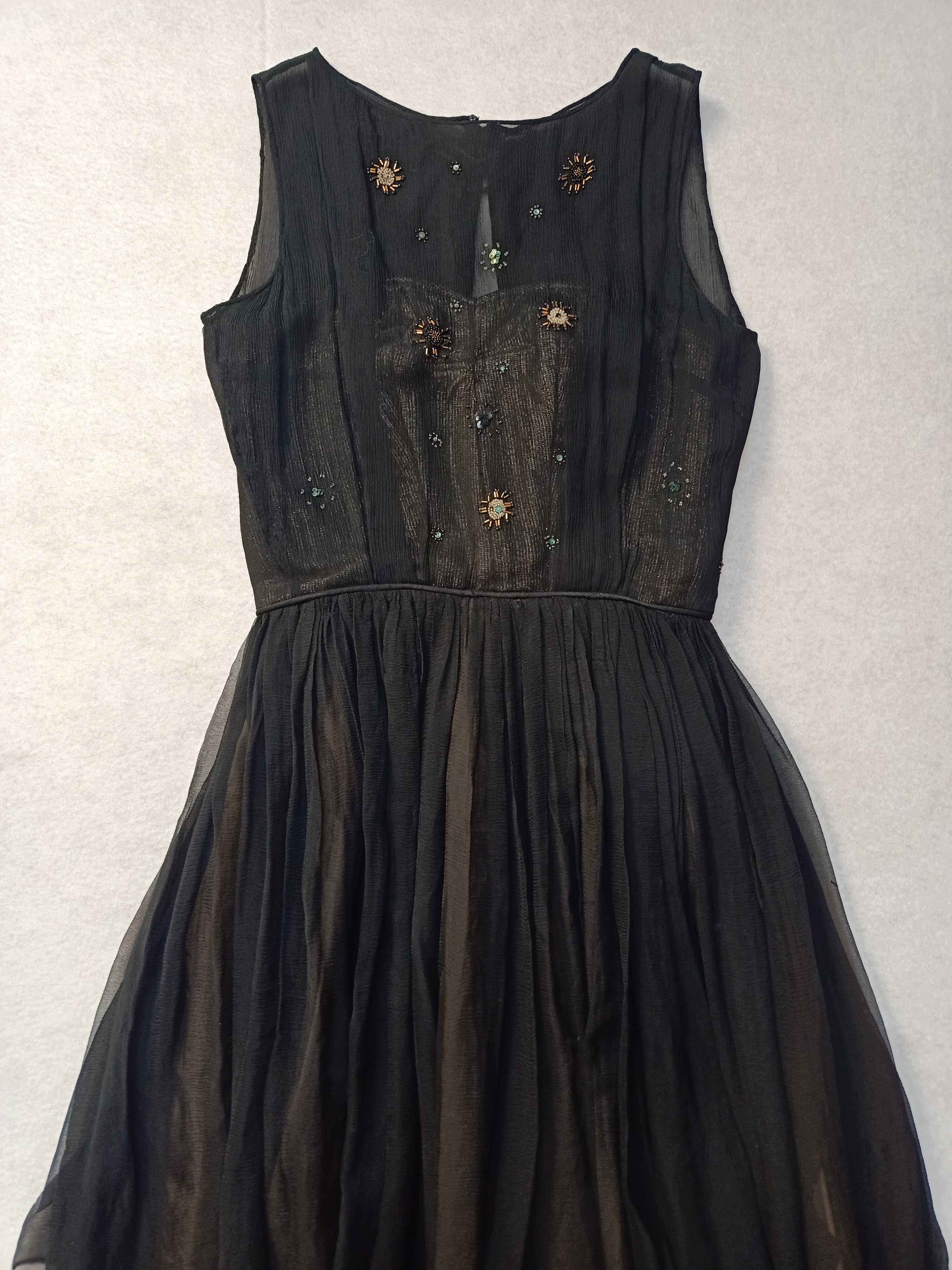 Black & Gold Embellished Dress