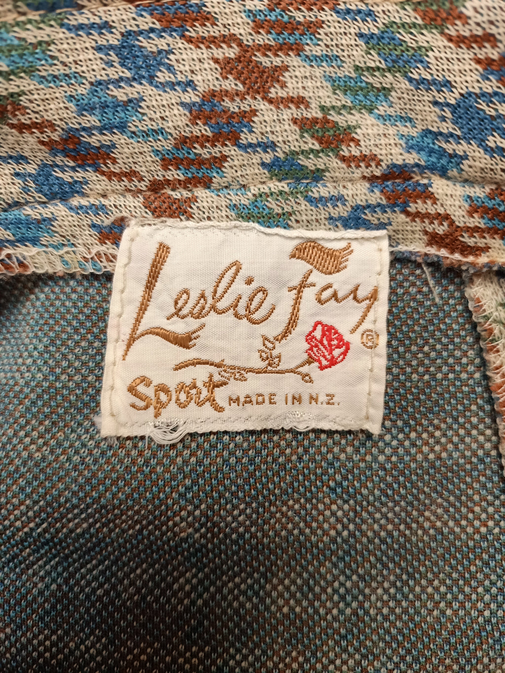 Vintage Leslie Fay Herringbone Pants