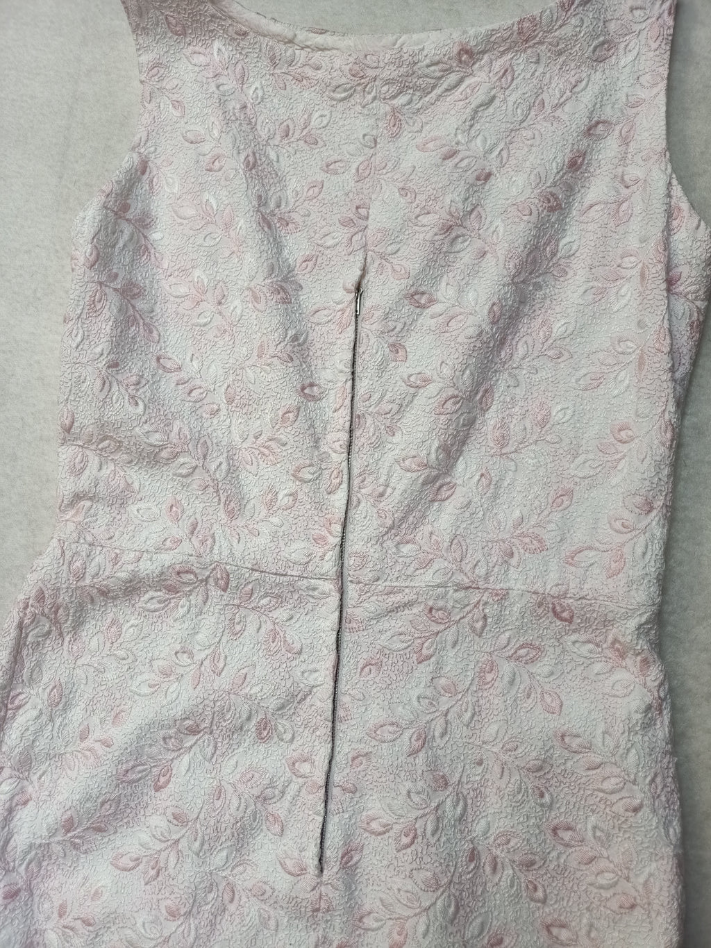 Vintage Pink Jacquard Dress