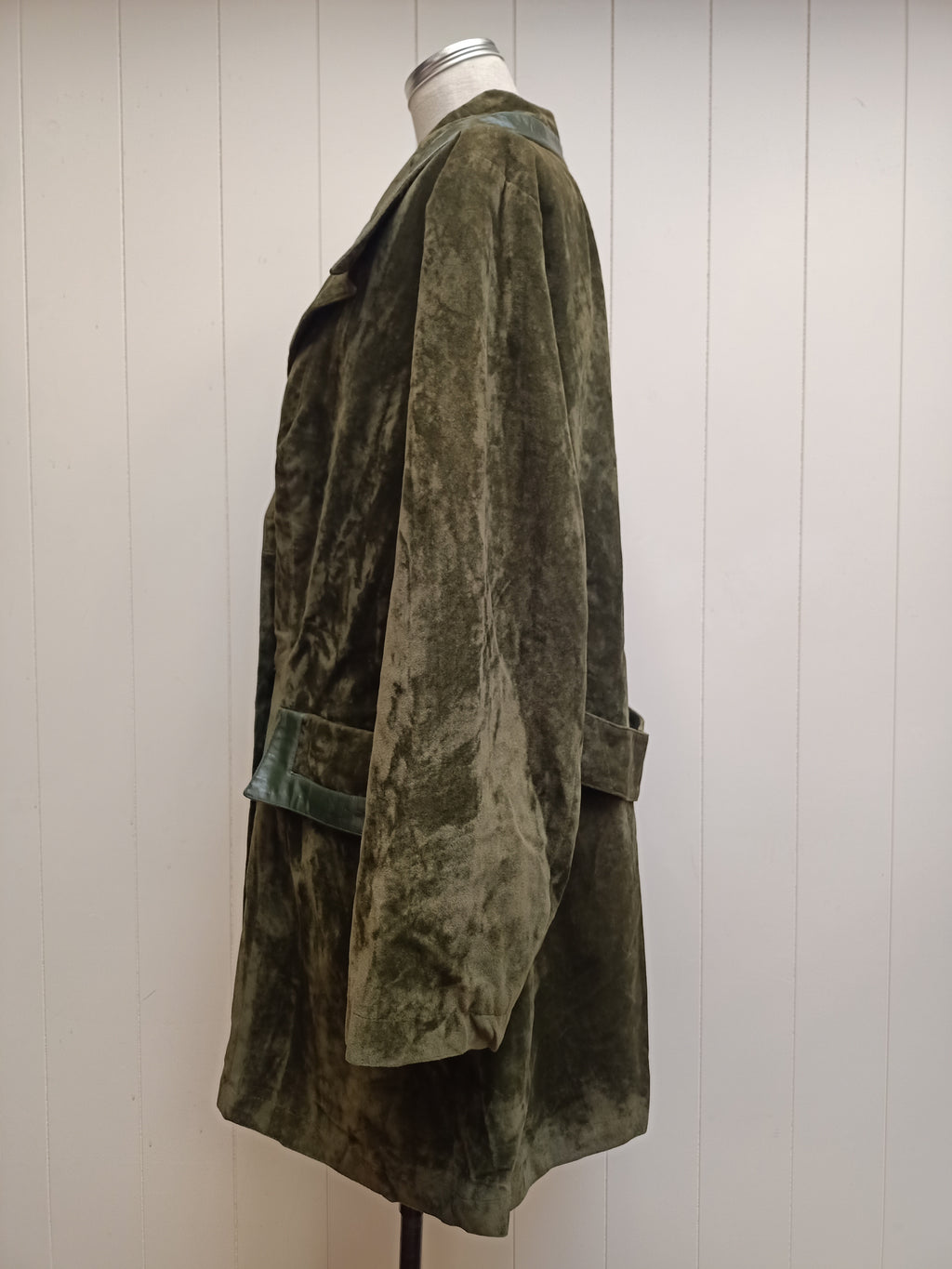 Vintage Clive Green Faux Suede Jacket