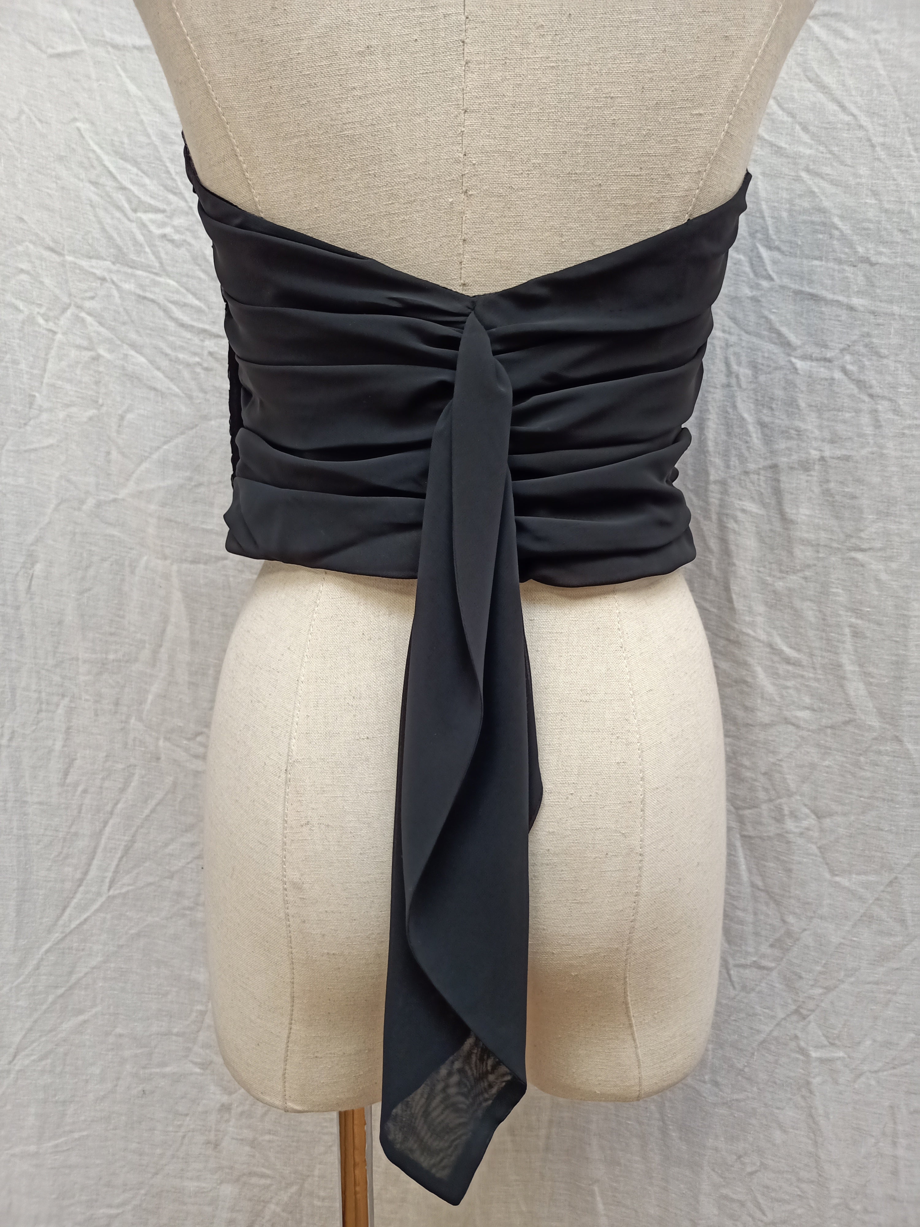 Mr K Strapless Chiffon Shirt