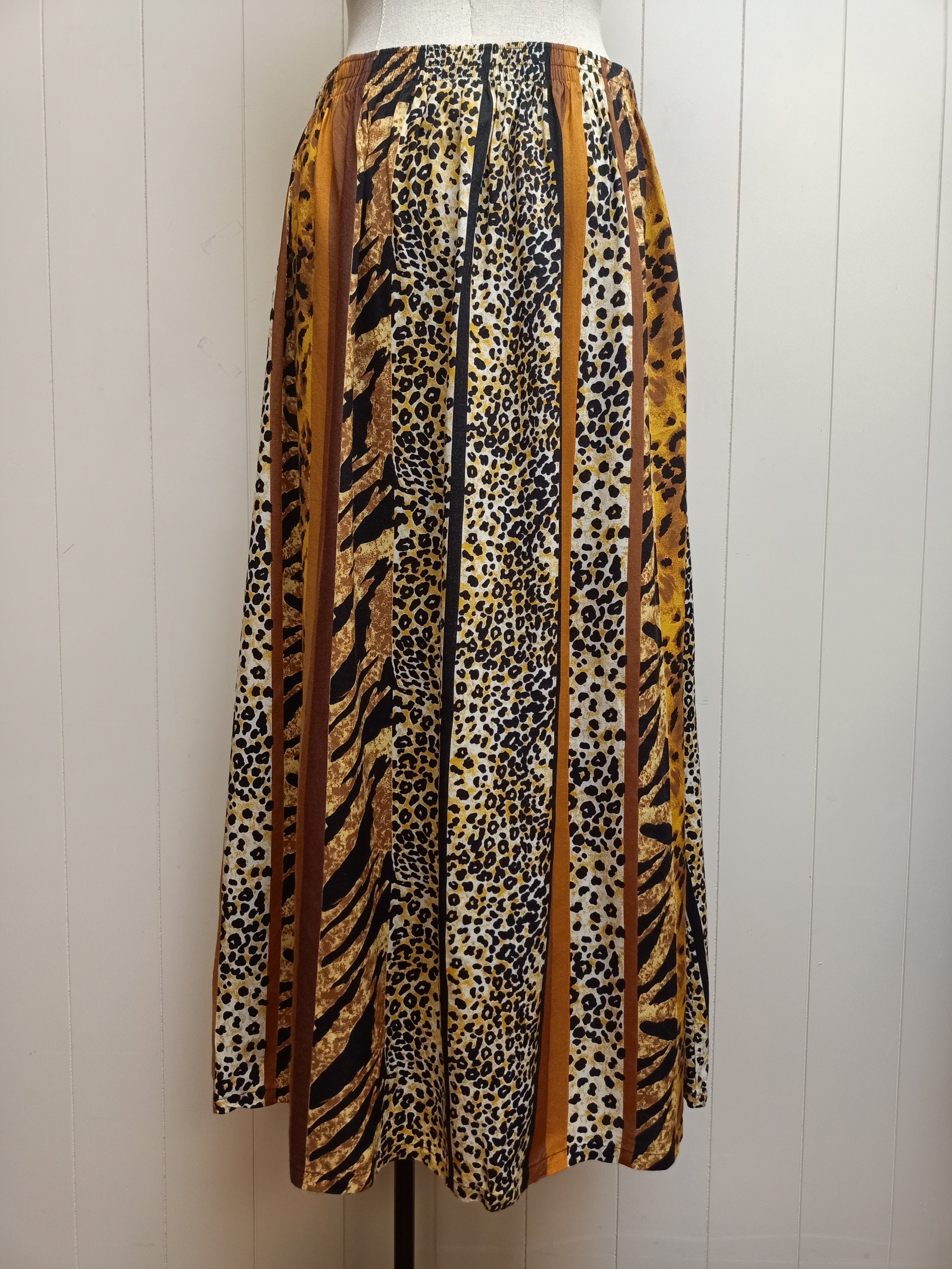 Vintage Options Animal Print Skirt