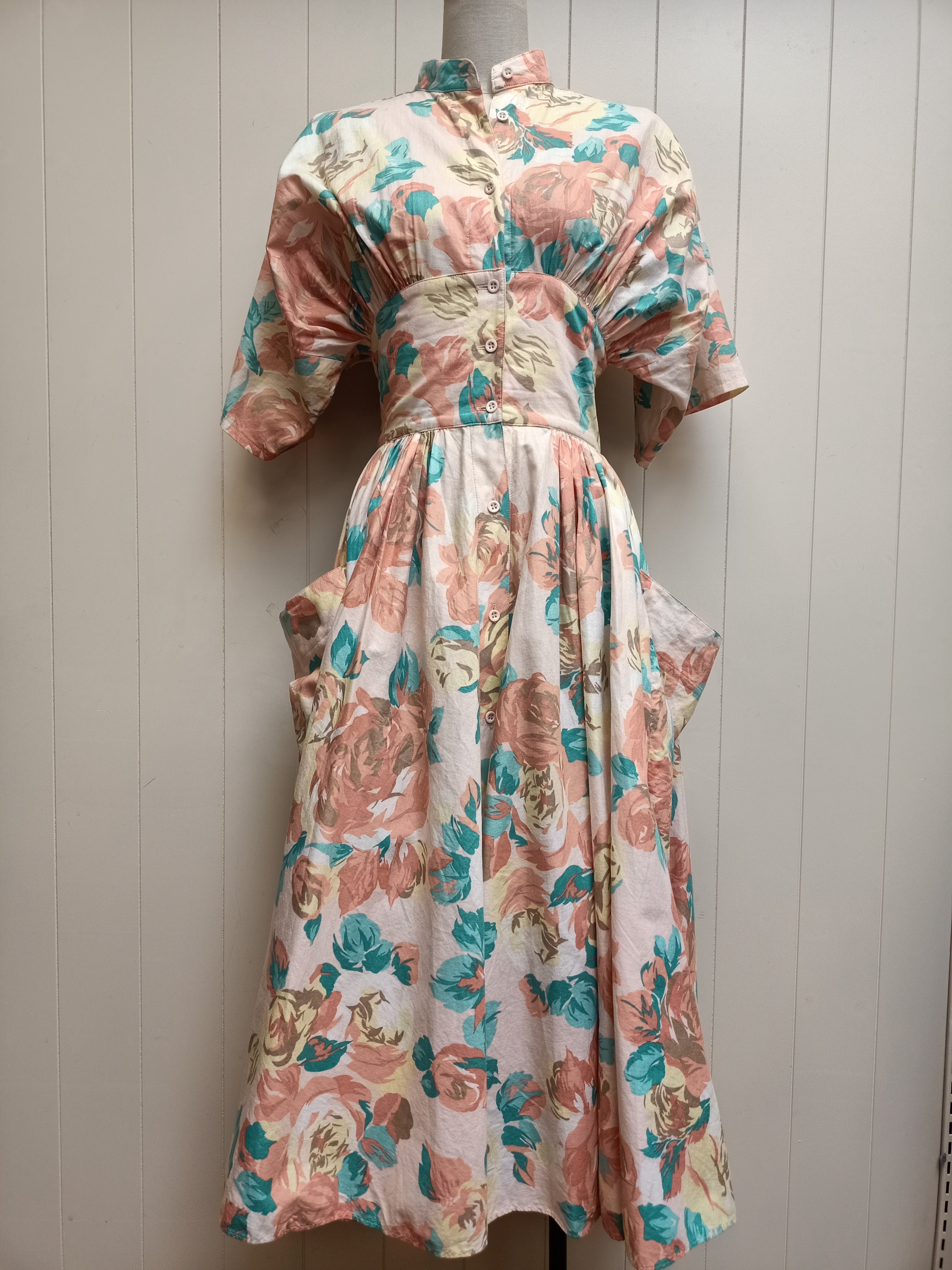 Vintage Thornton Hall Floral Dress