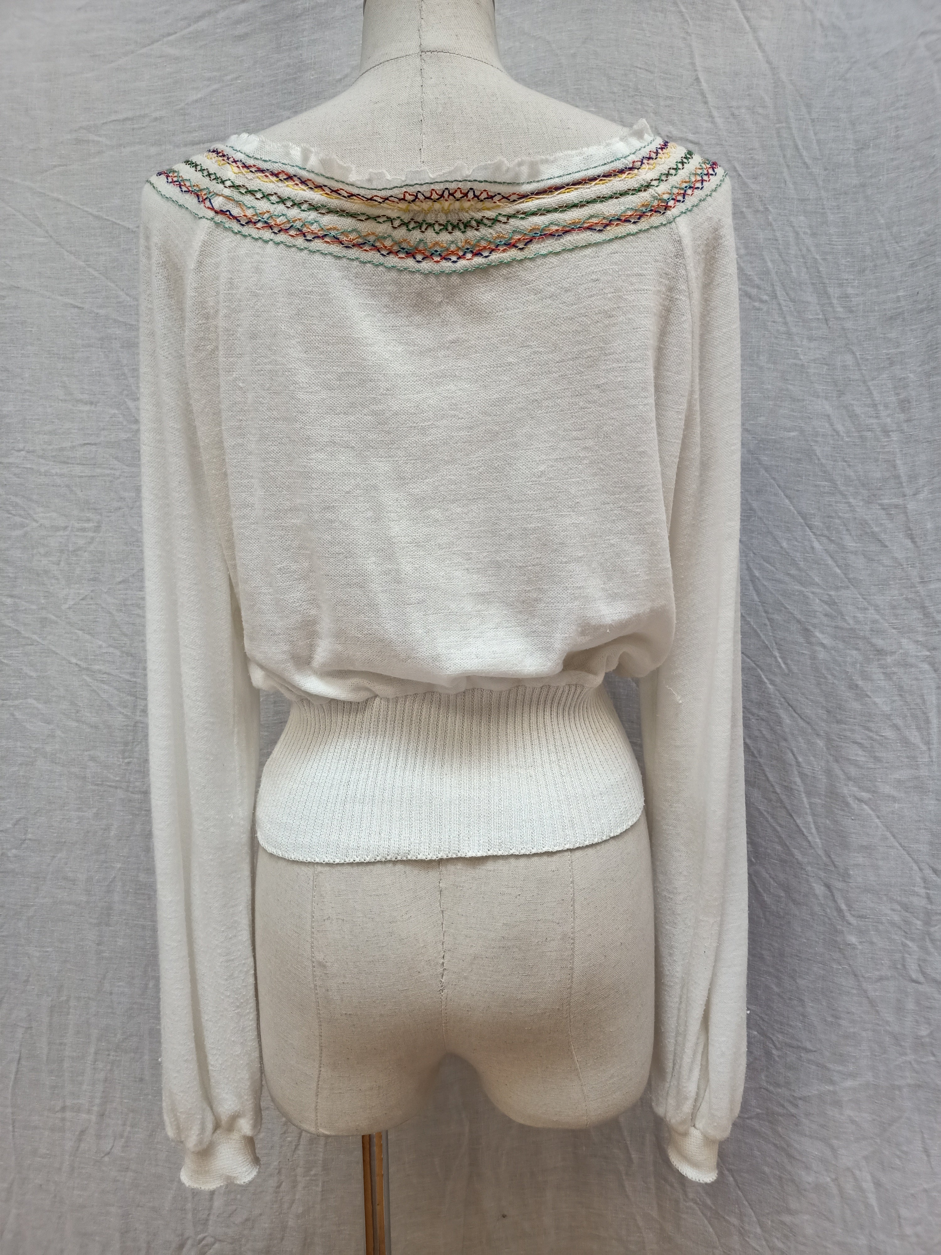 Vintage Black Jack Peasant Shirt