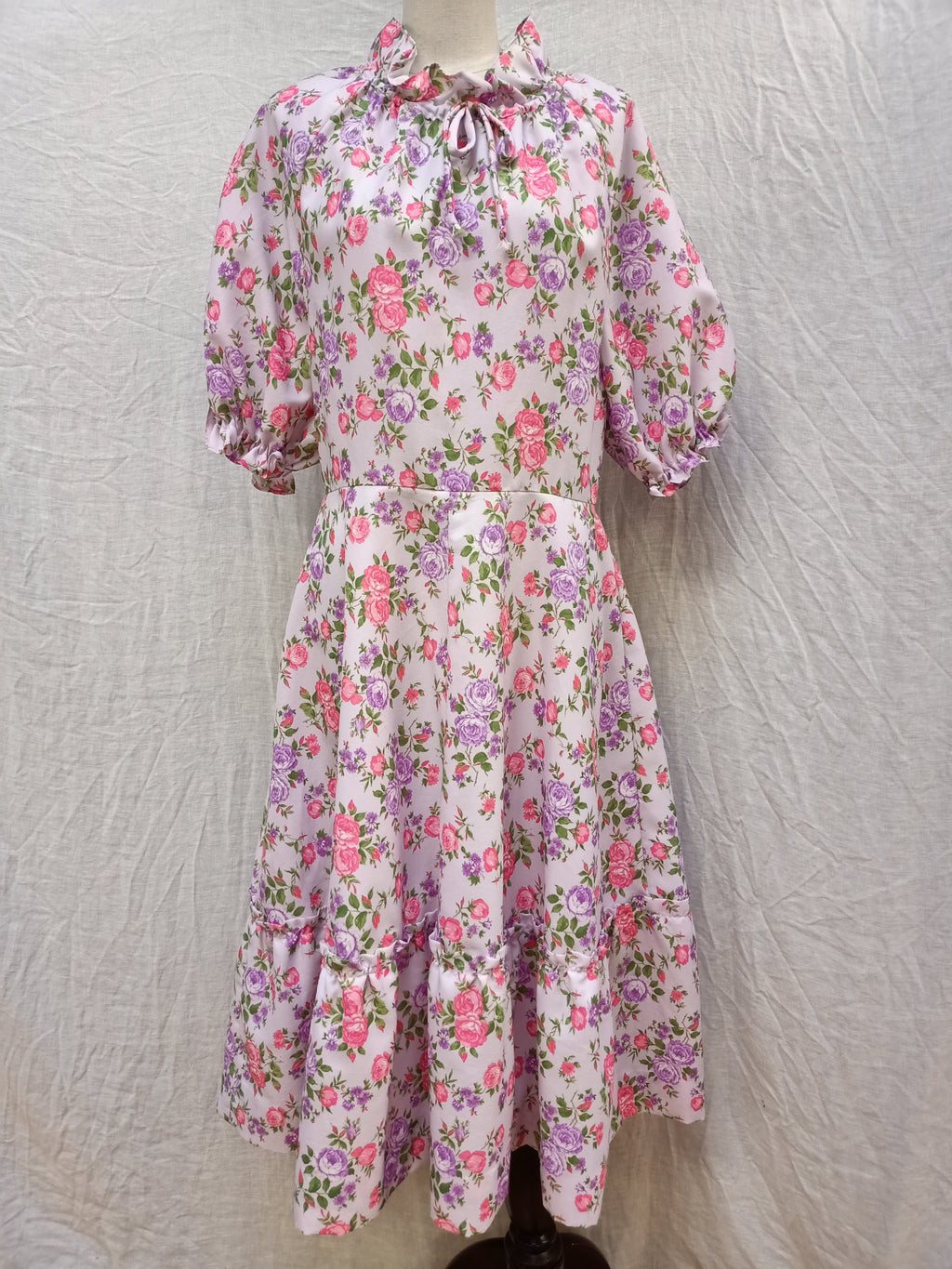 Vintage Peasant Blouse Dress